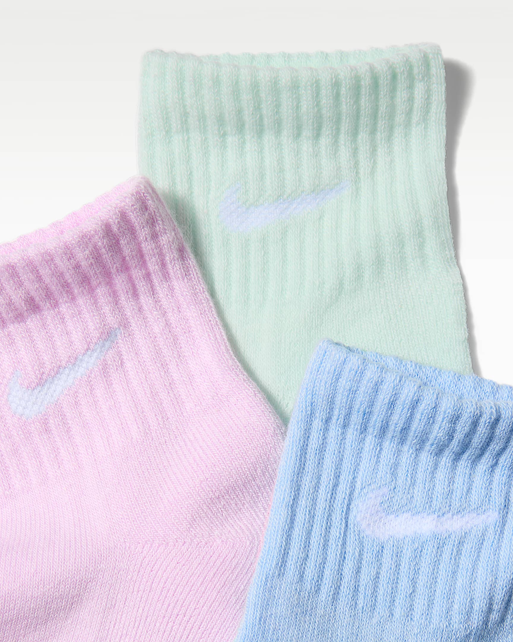Nike Everyday Cushioned Training Ankle Socks (3 Pairs) - Multi-Colour