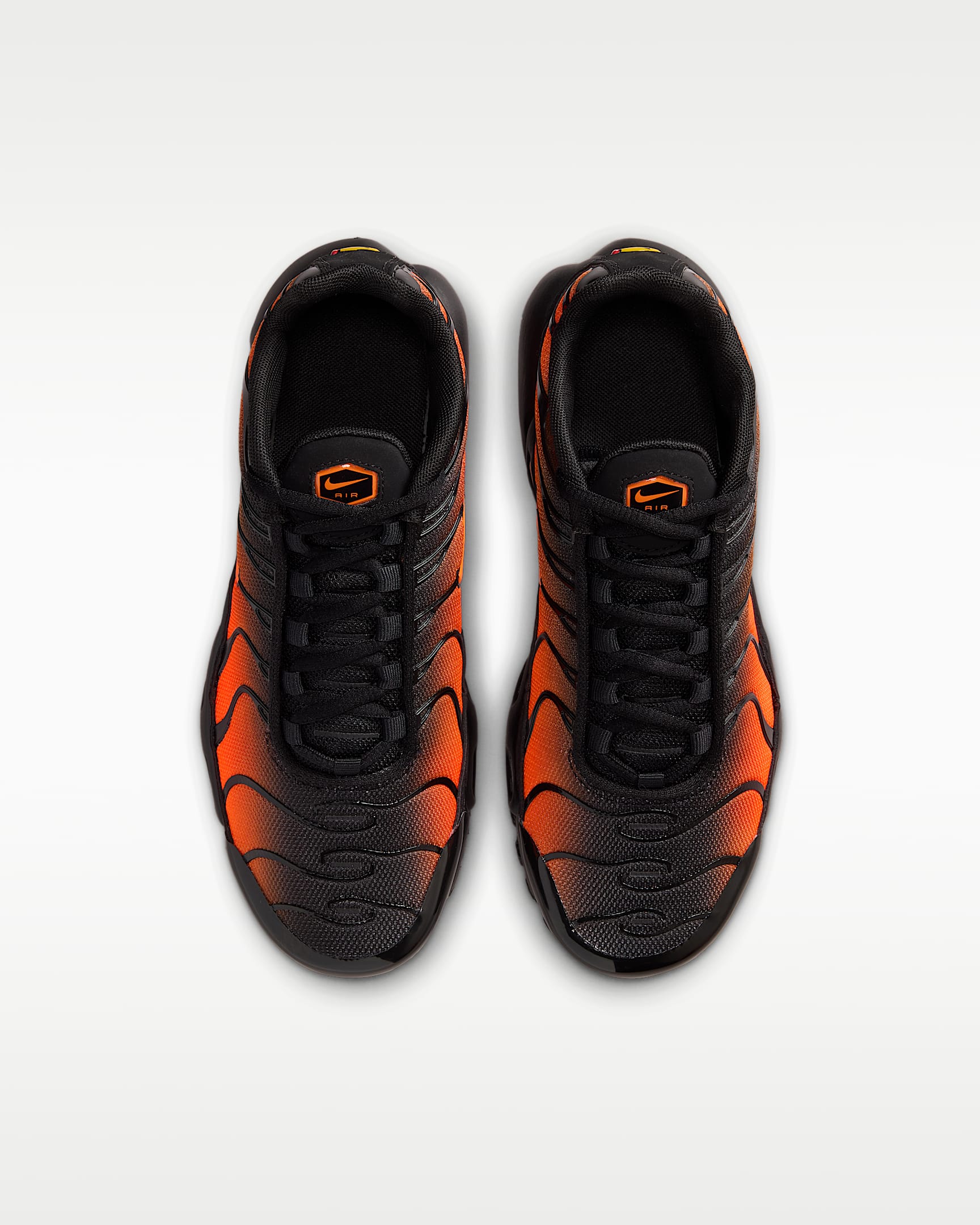 Nike Air Max Plus Big Kids' Shoes - Black/Black/Total Orange
