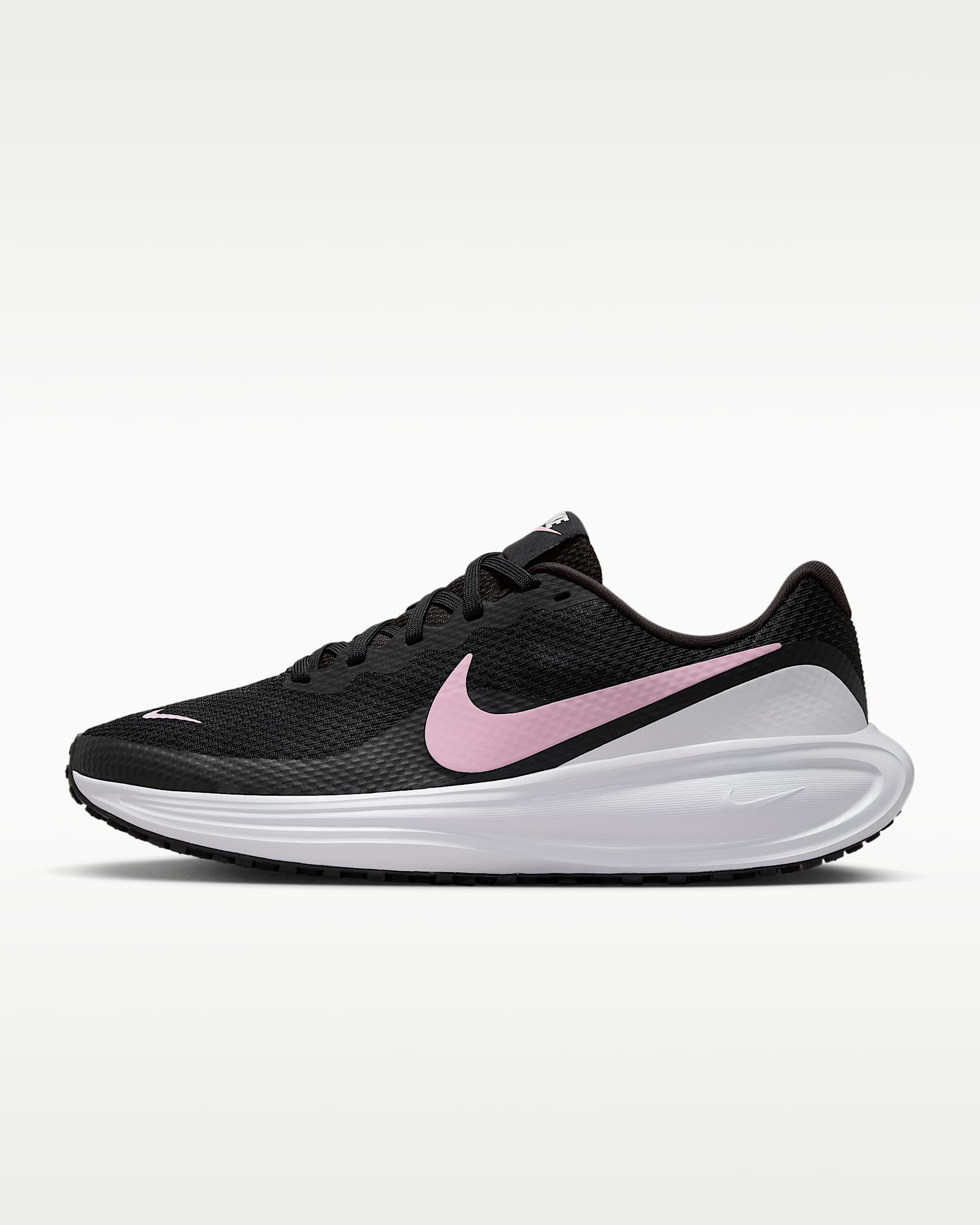 Nike Revolution 8 Straßenlaufschuh (Damen) - Schwarz/Weiß/Anthracite/Pink Foam