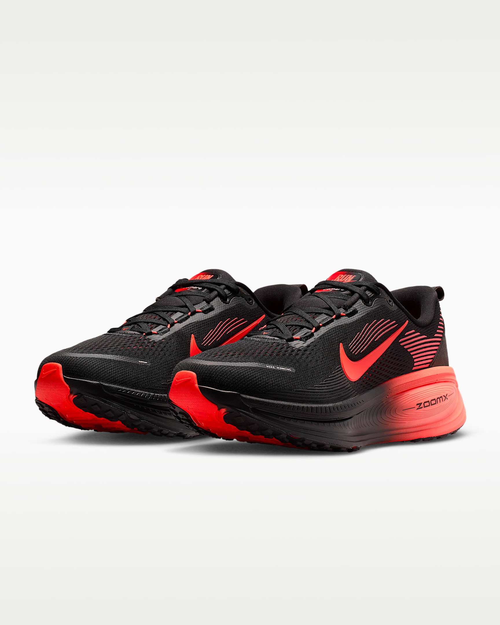 Nike Vomero 18 Men's Road Running Shoes - Black/University Red/Anthracite/Bright Crimson