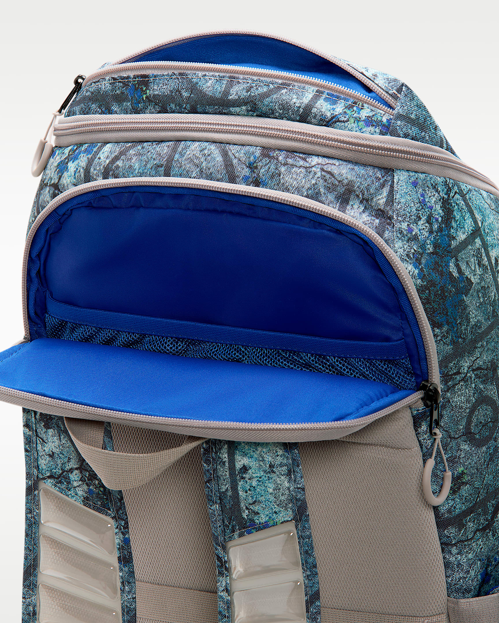 Nike Varsity Elite Rucksack mit Print (32 l) - Weiß/College Grey/Weiß