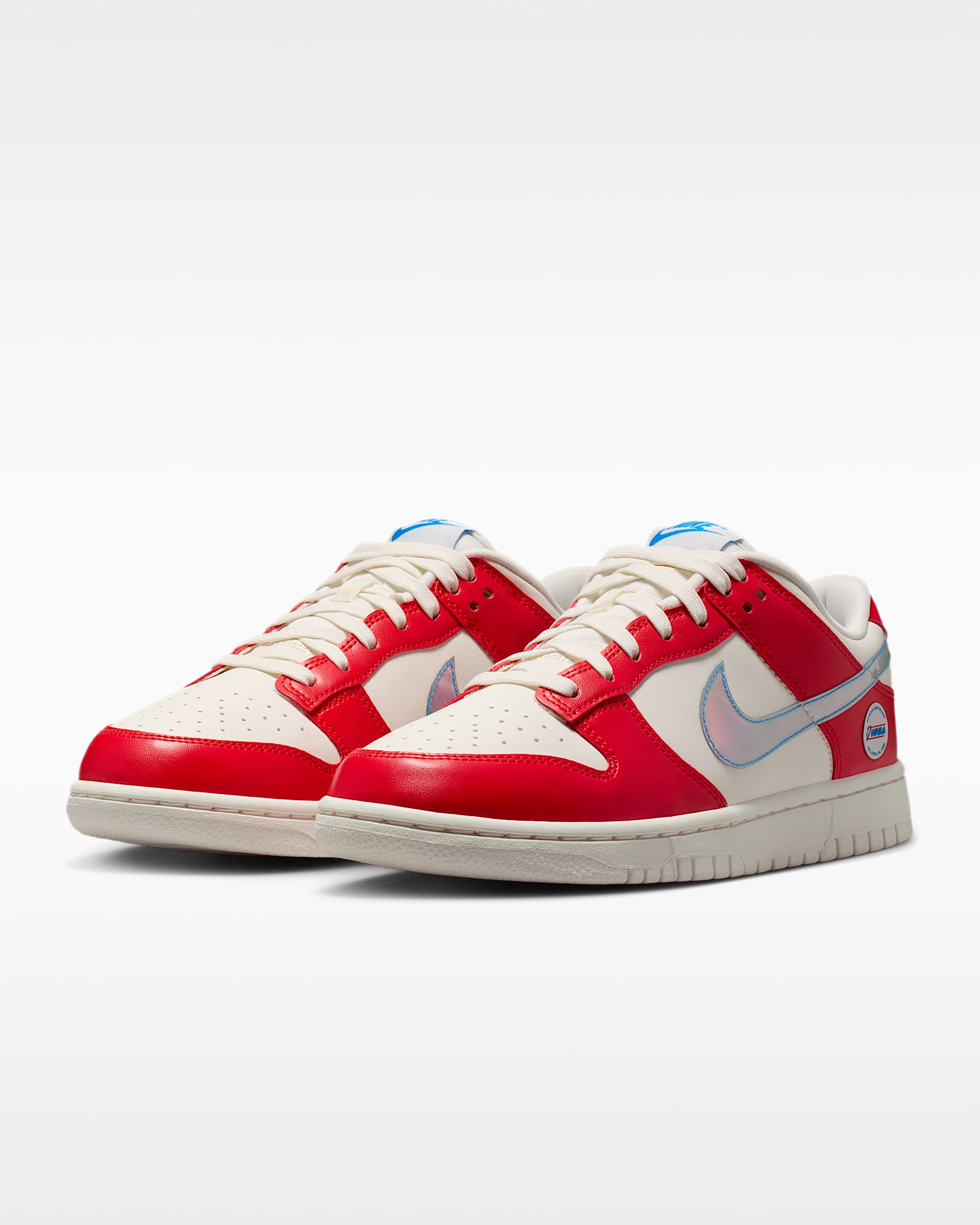 Nike Dunk Low WNBA 30th Women's Shoes - Action Red/Sail/Light Photo Blue/Multi-Color