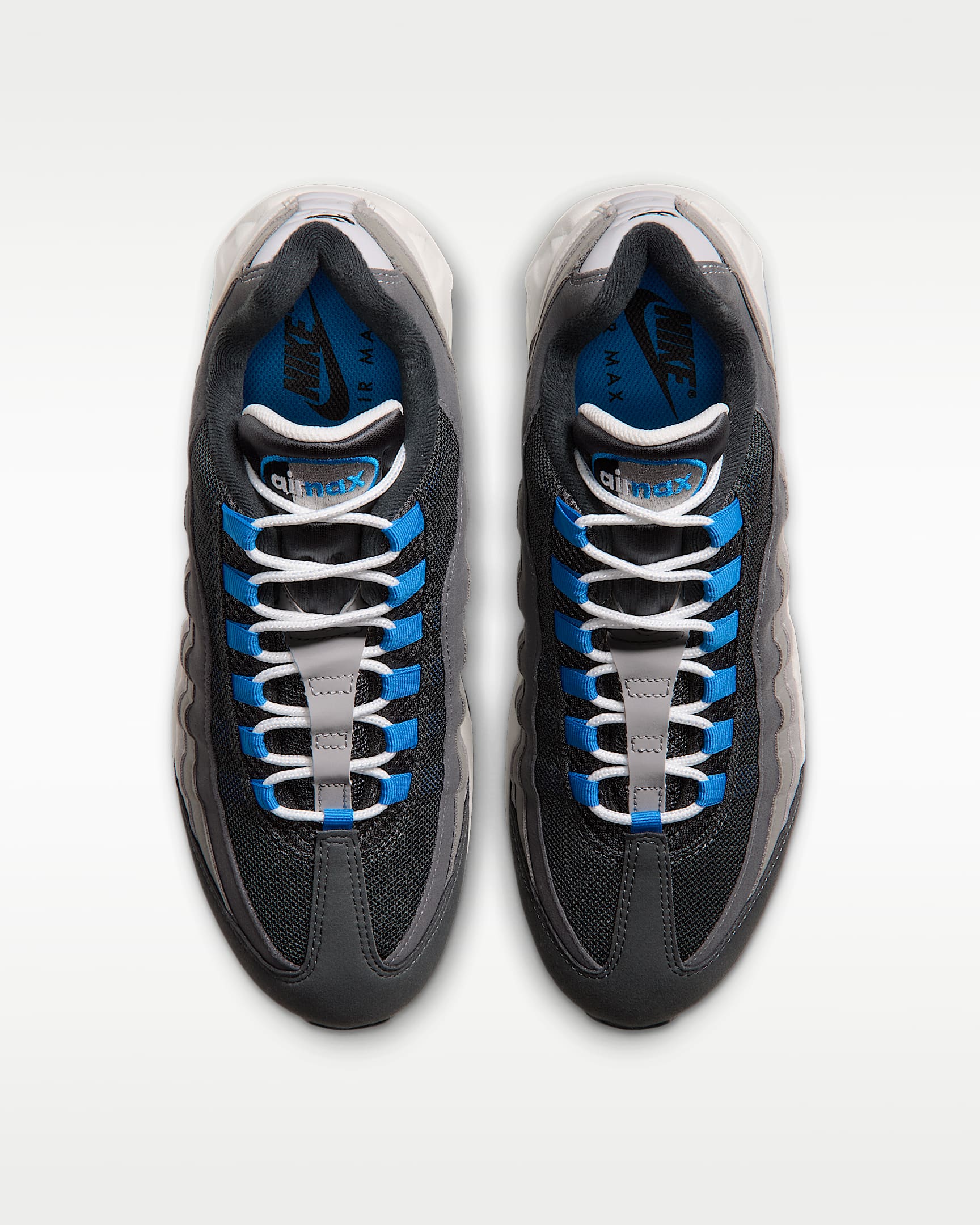 Nike Air Max 95 Big Bubble Premium Men's Shoes - Anthracite/Light Graphite/Light Charcoal/Blue Spark