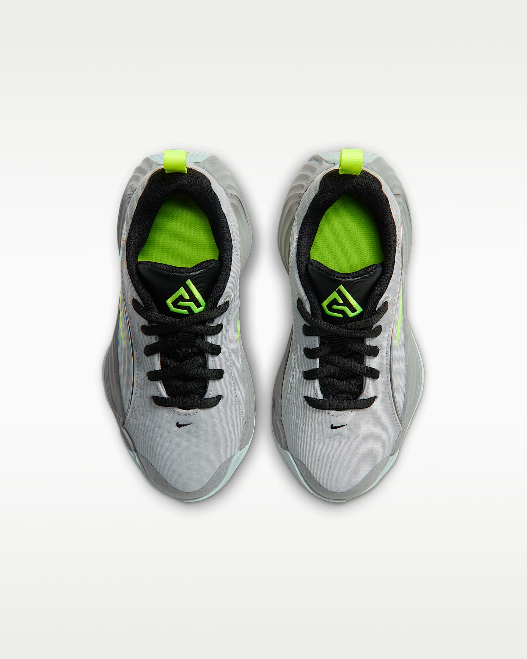 Giannis Immortality 5 Little Kids' Basketball Shoes - Metallic Silver/Black/Volt