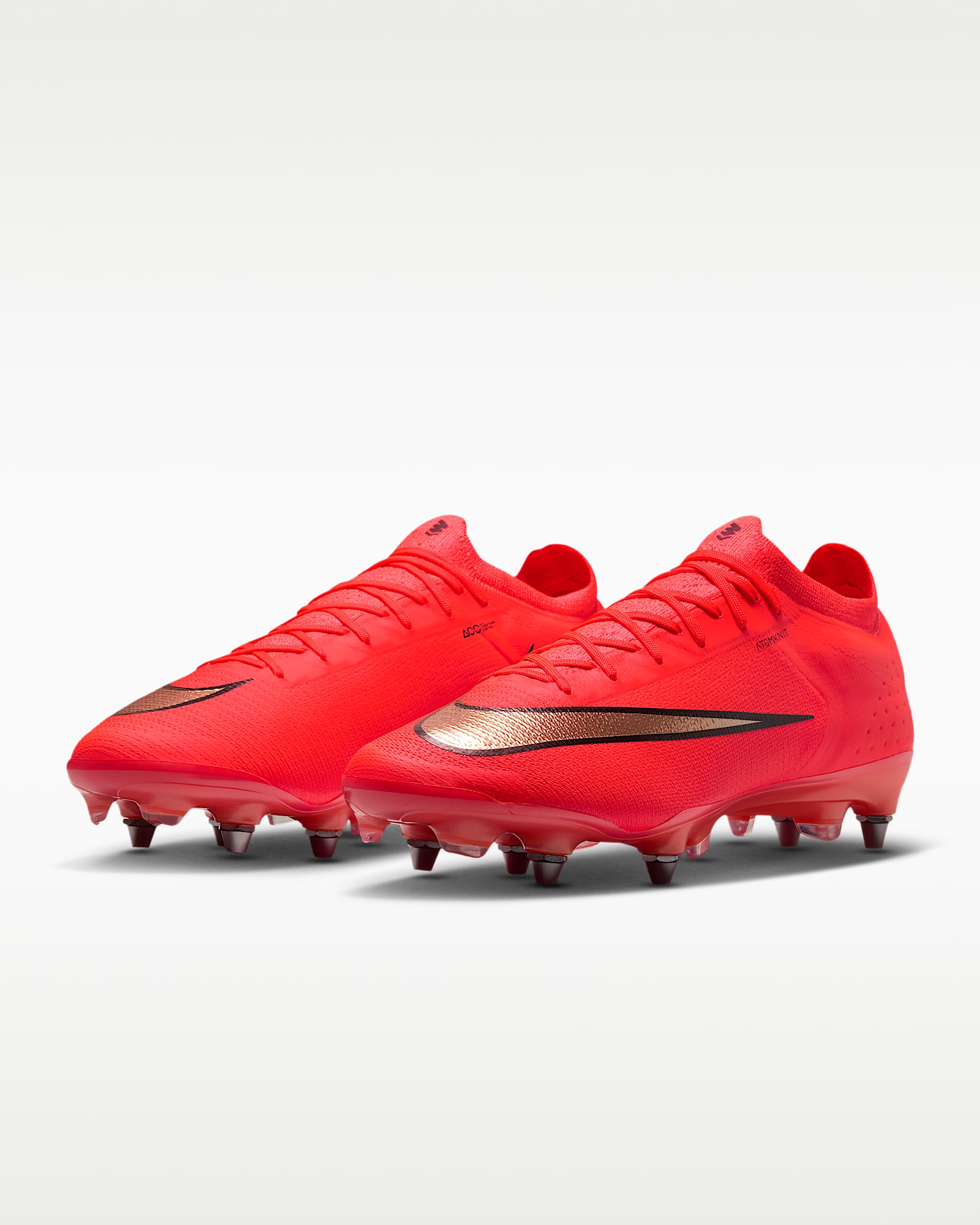 Nike Mercurial Vapor 17 Elite Soft-Ground Low-Top Football Boots - Bright Crimson/Blur
