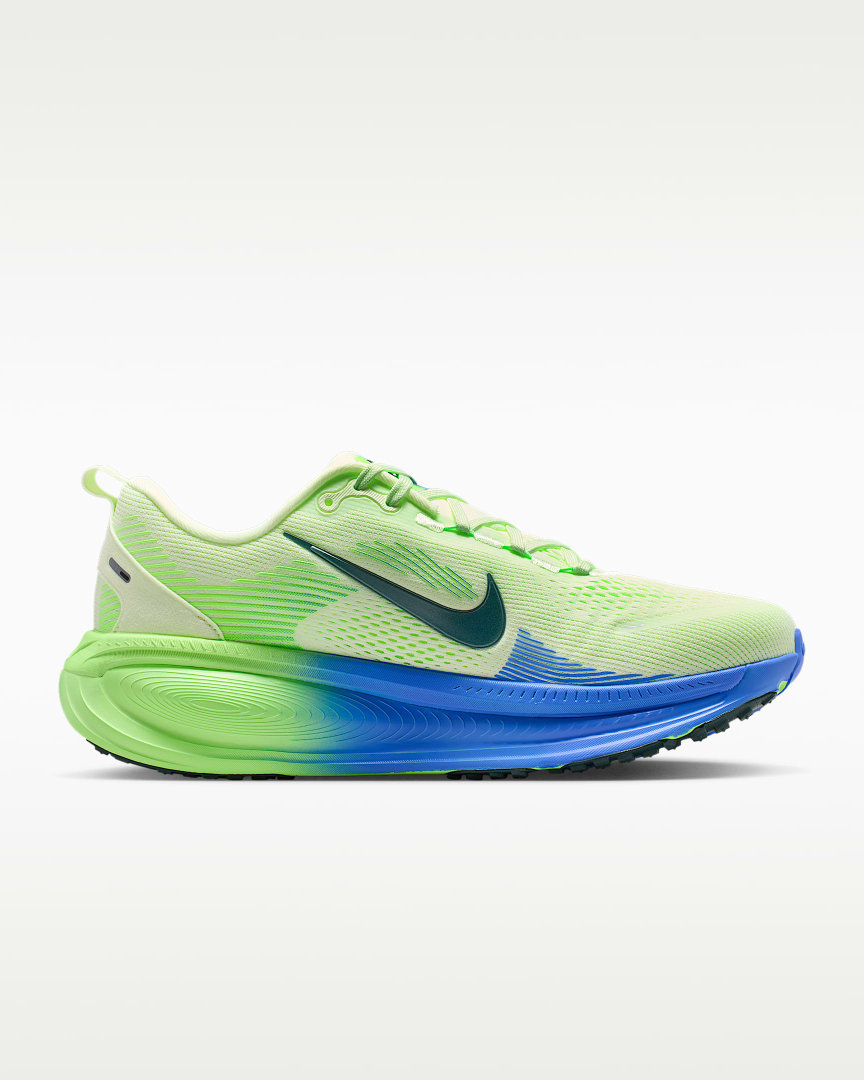 Nike Vomero 18 Men's Road Running Shoes - White/Volt Tint/Sapphire/Black Spruce
