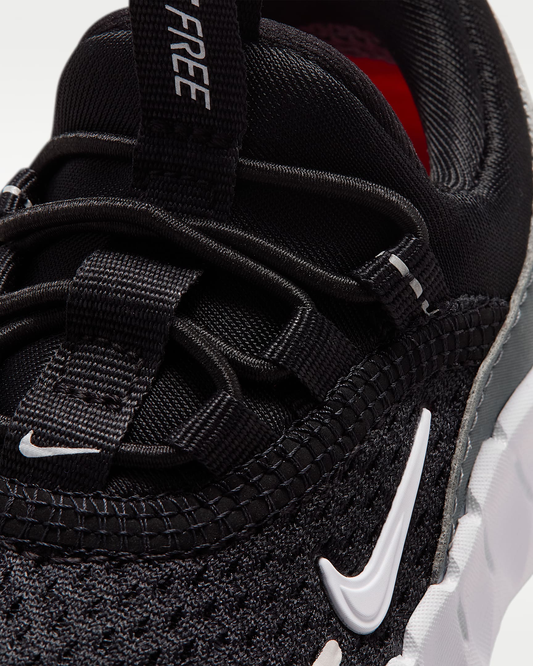Nike Free Ride Schoenen voor baby's/peuters - Zwart/Cool Grey/University Red/Wit