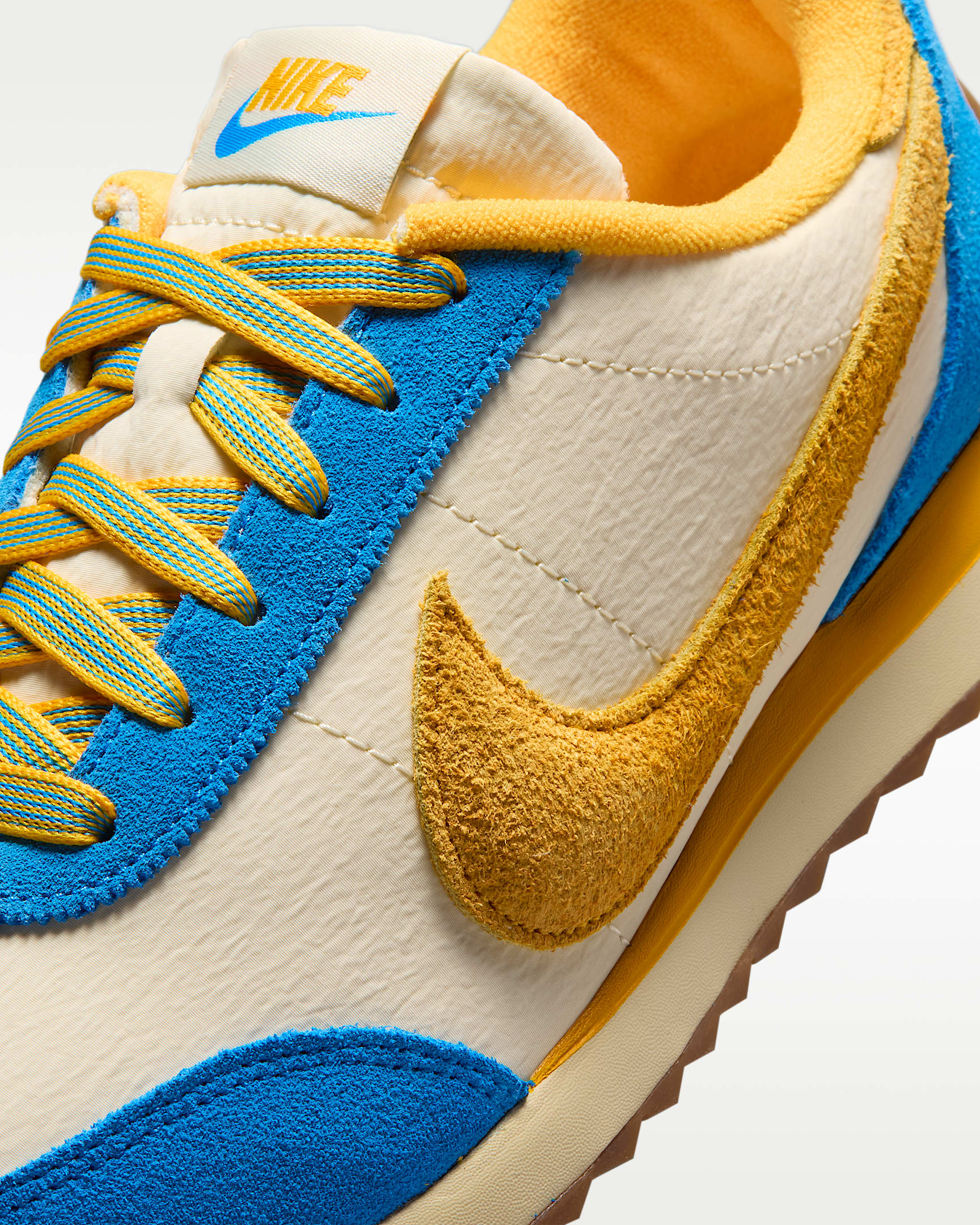 Nike Pacific "Game Day"  Women's Shoes - Coconut Milk/Photo Blue/Gum Medium Brown/University Gold