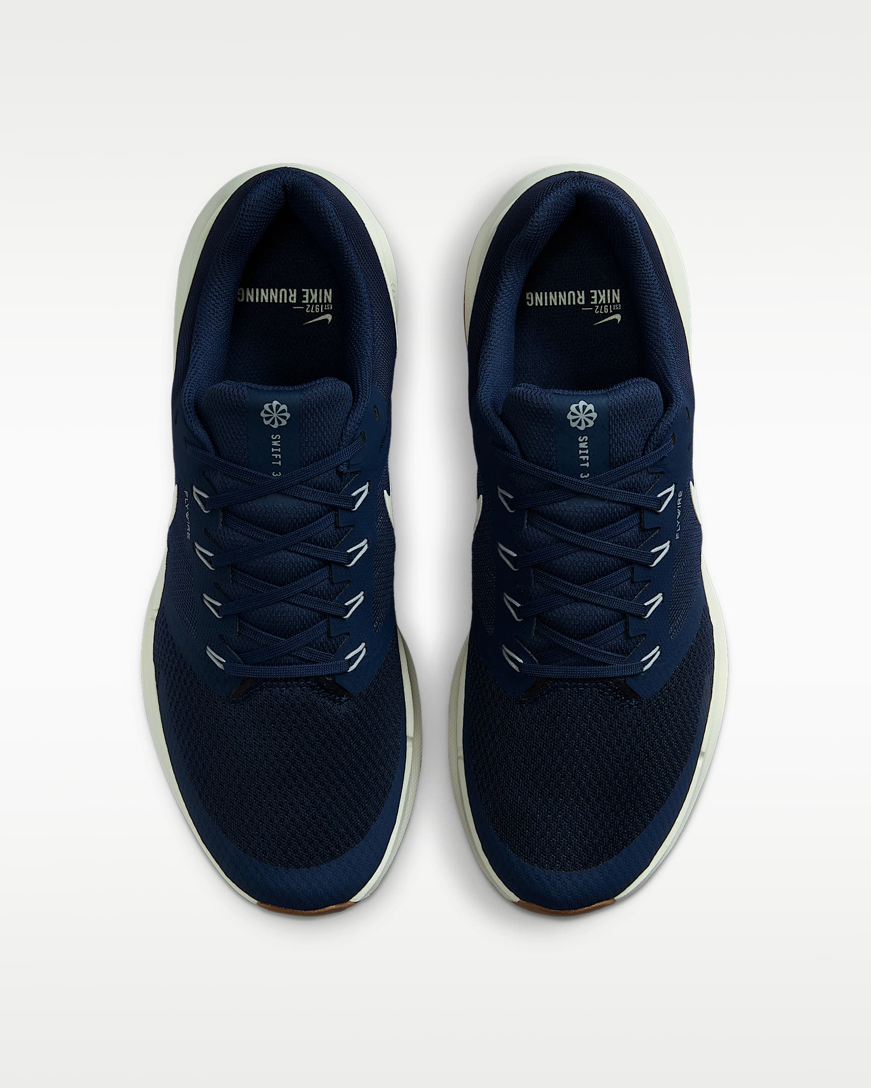 Nike Run Swift 3 Men's Road Running Shoes - Midnight Navy/Gum Medium Brown/Wolf Grey/Sail