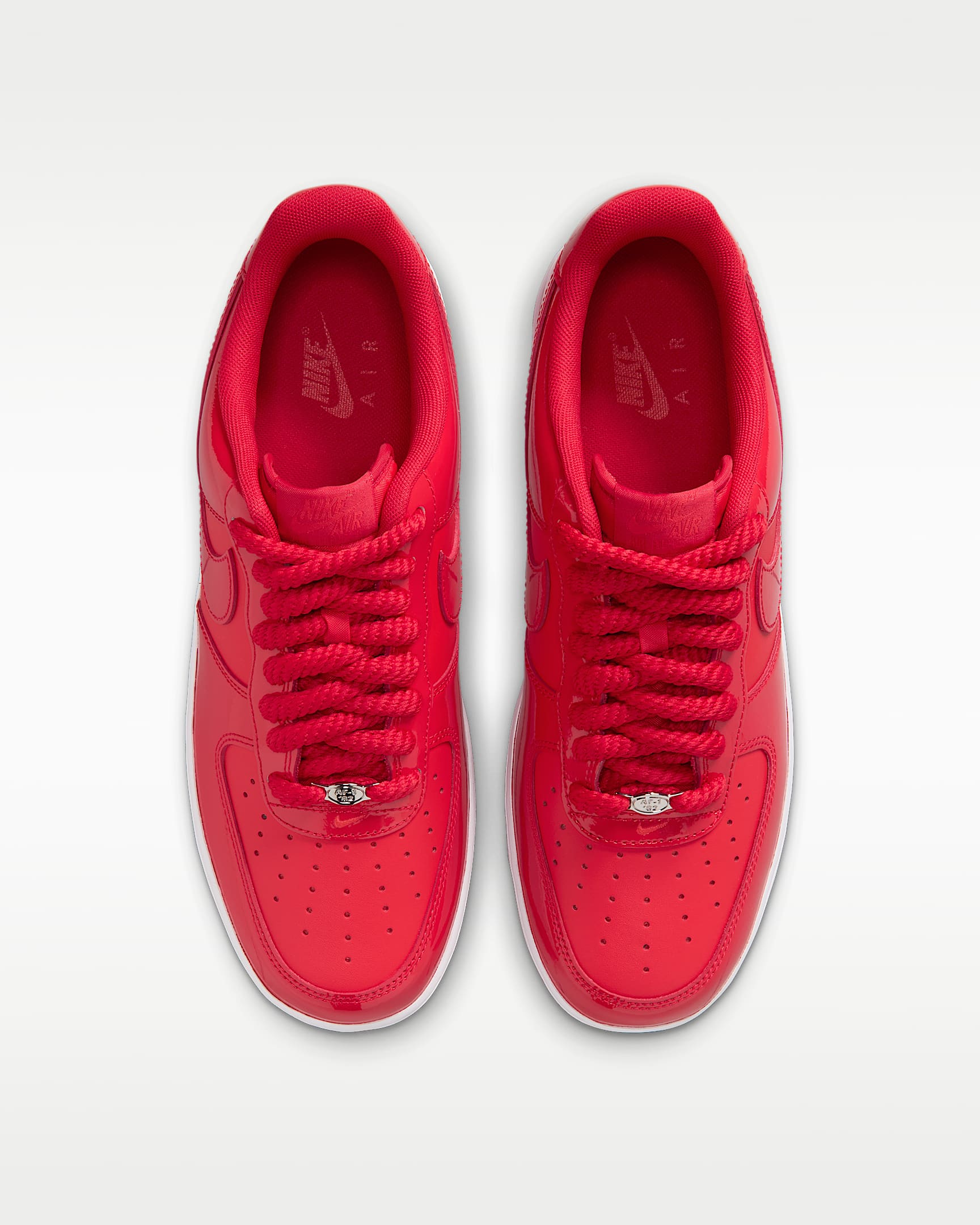 Nike Air Force 1 '07 LV8 Men's Shoes - University Red/White/Metallic Silver/Light Crimson