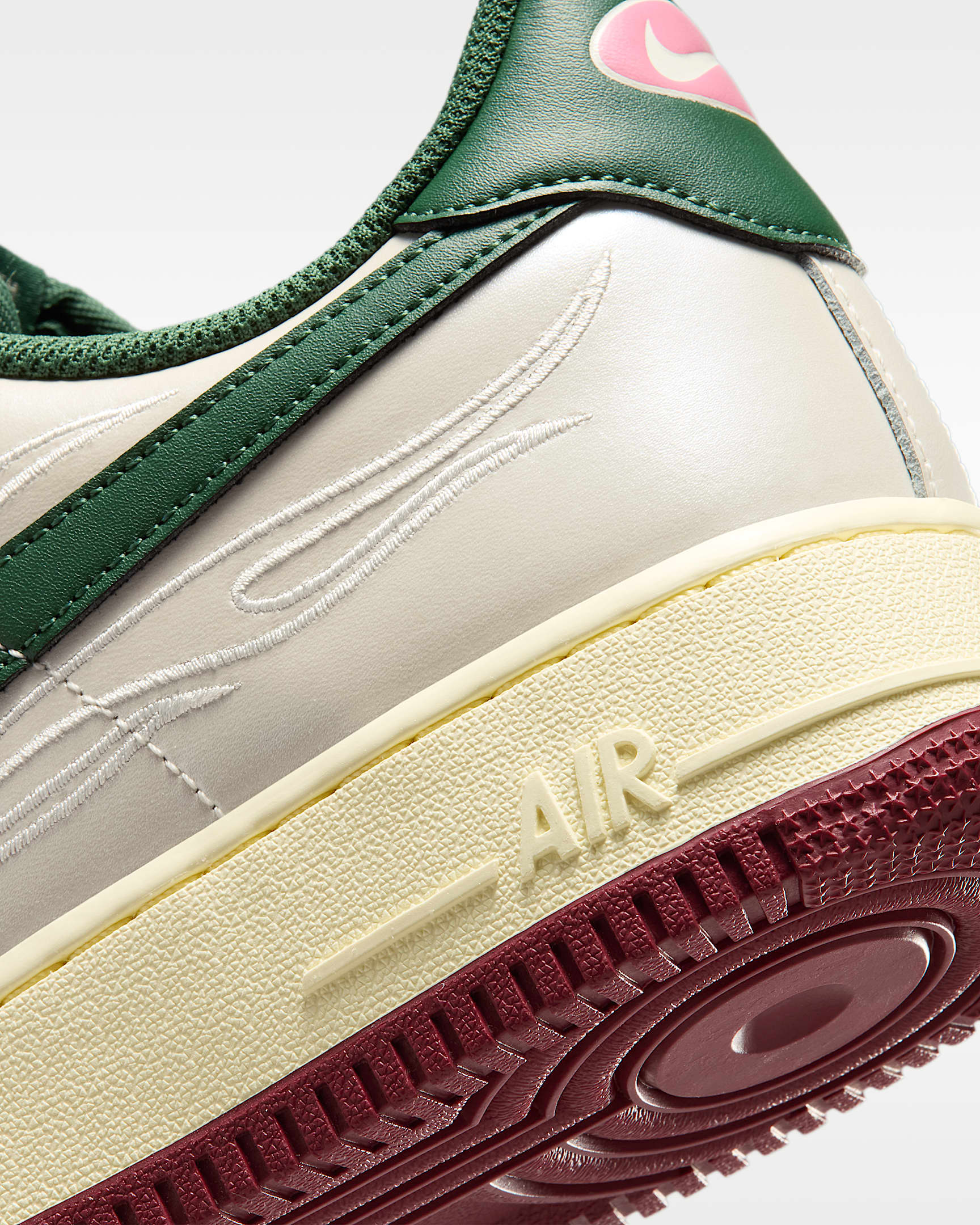 Nike Air Force 1 '07 LV8 Men's Shoes - Phantom/Alabaster/Team Red/Fir