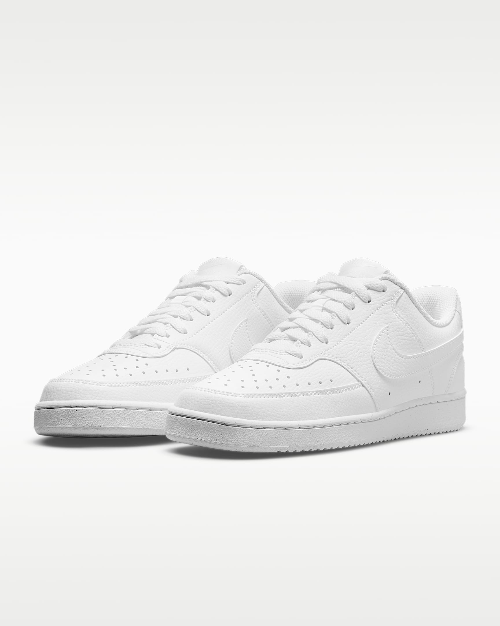 Buty damskie Nike Court Vision Low Next Nature - Biel/Biel/Biel