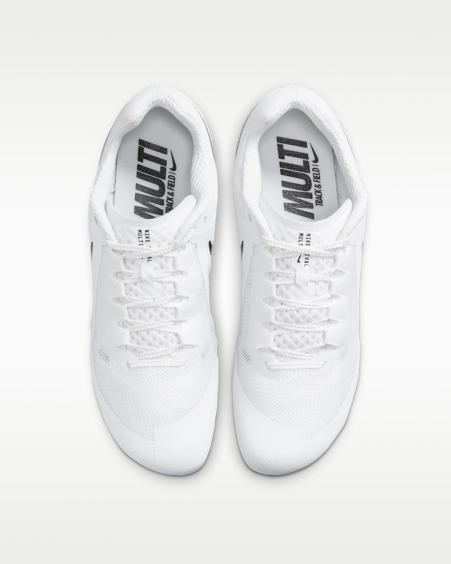 Nike Zoom Rival Multi Track & Field Multi-Event Spikes - White/Metallic Silver/Black