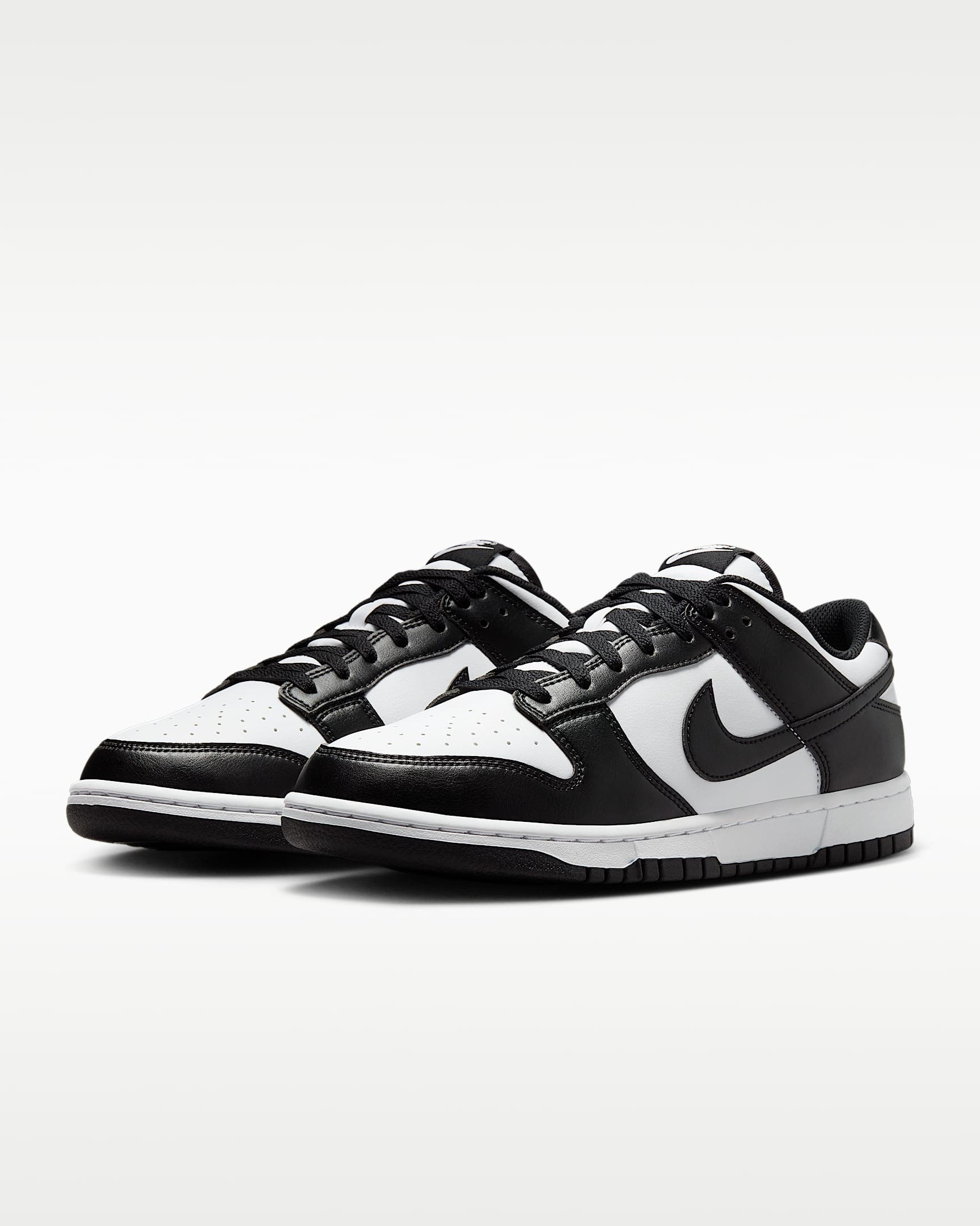 Nike Dunk Low Retro Men's Shoes - White/White/Black