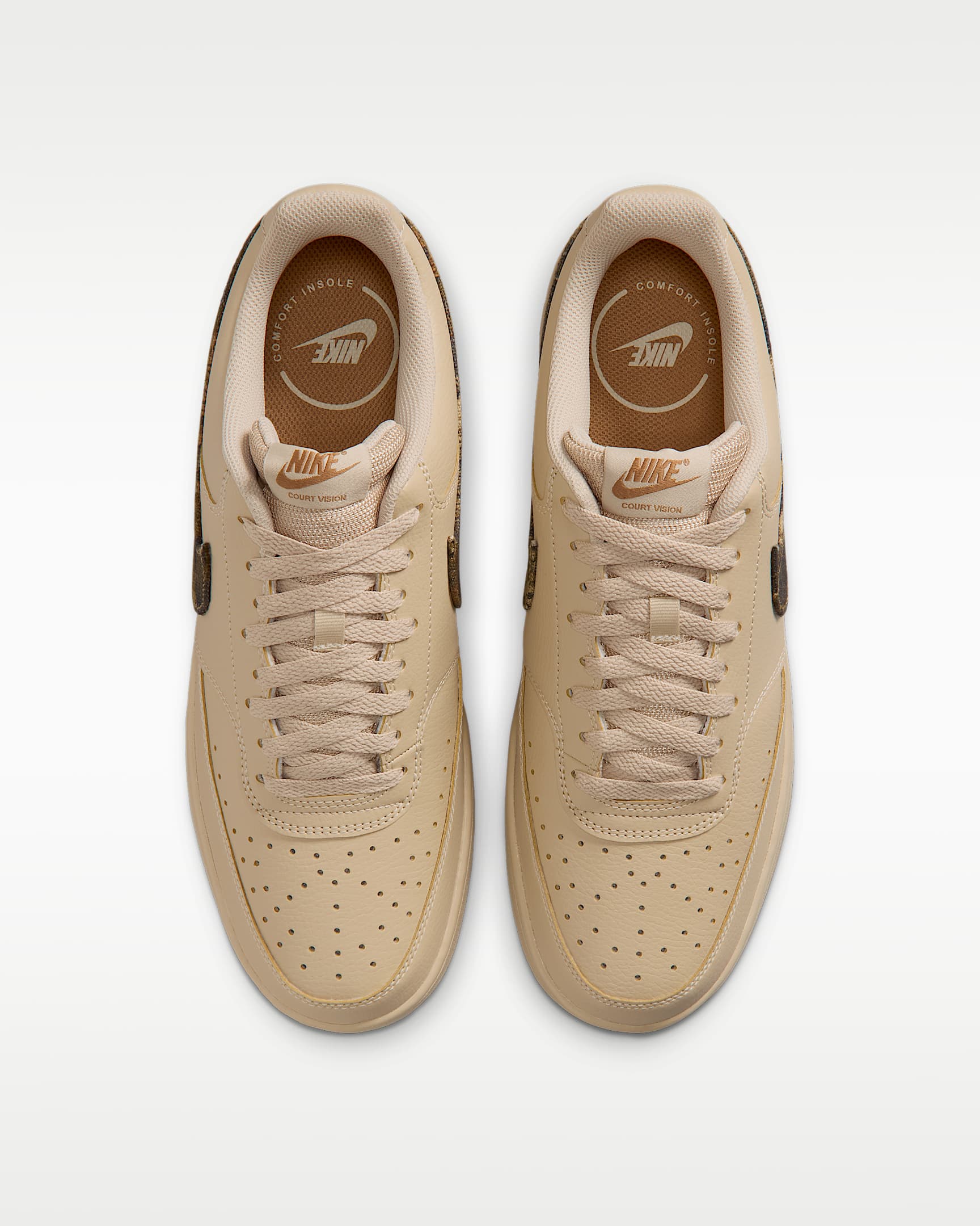 Chaussure Nike Court Vision SE pour homme - Rattan/Rocky Tan/Mink Brown
