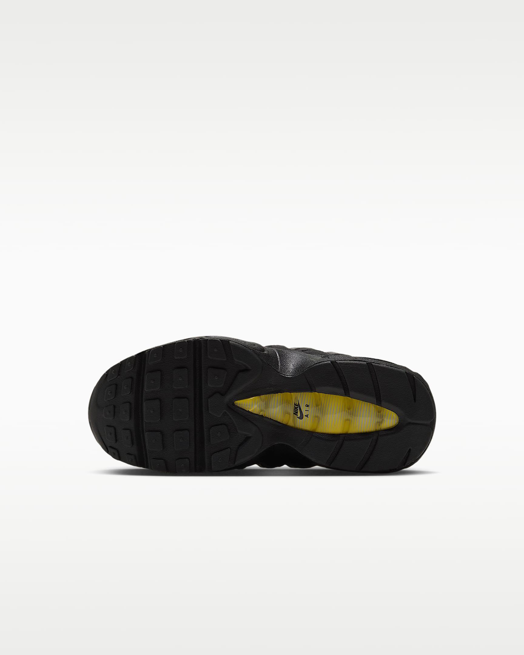 Sapatilhas Nike Air Max '95 para criança - Preto/Cinzento Smoke escuro/Cinzento Smoke/Amarelo Chrome