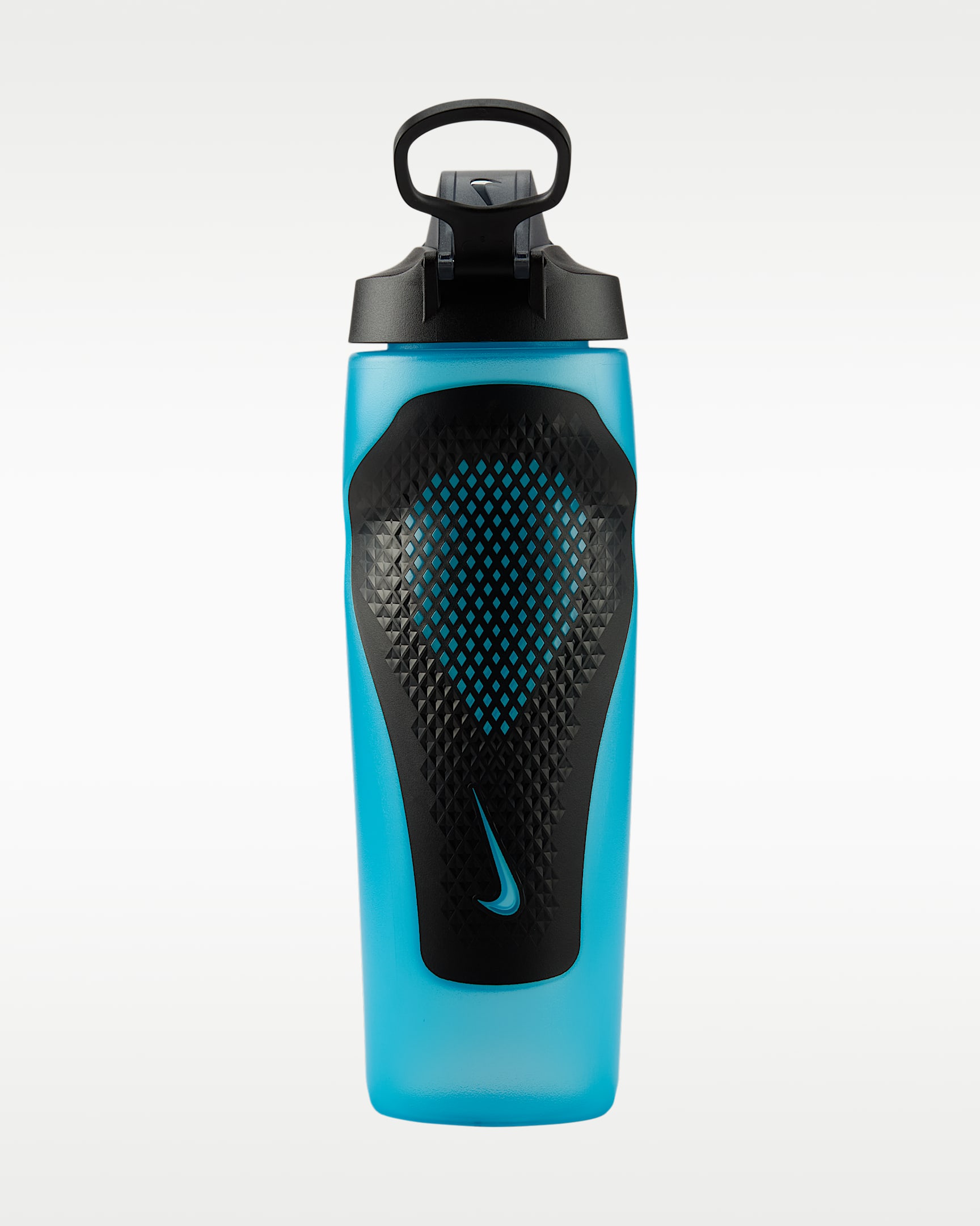 Nike Refuel Kilitlenebilir Kapaklı Matara (710 ml) - Baltic Blue/Siyah