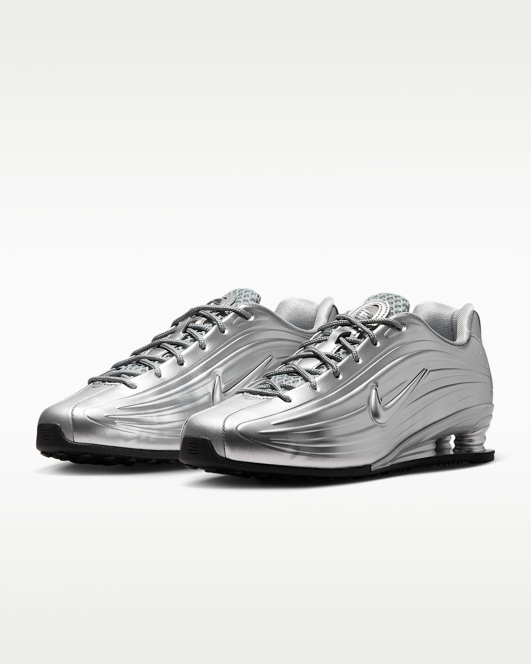 Nike Shox Z Women's Shoes - Silver/Black/Metallic Silver
