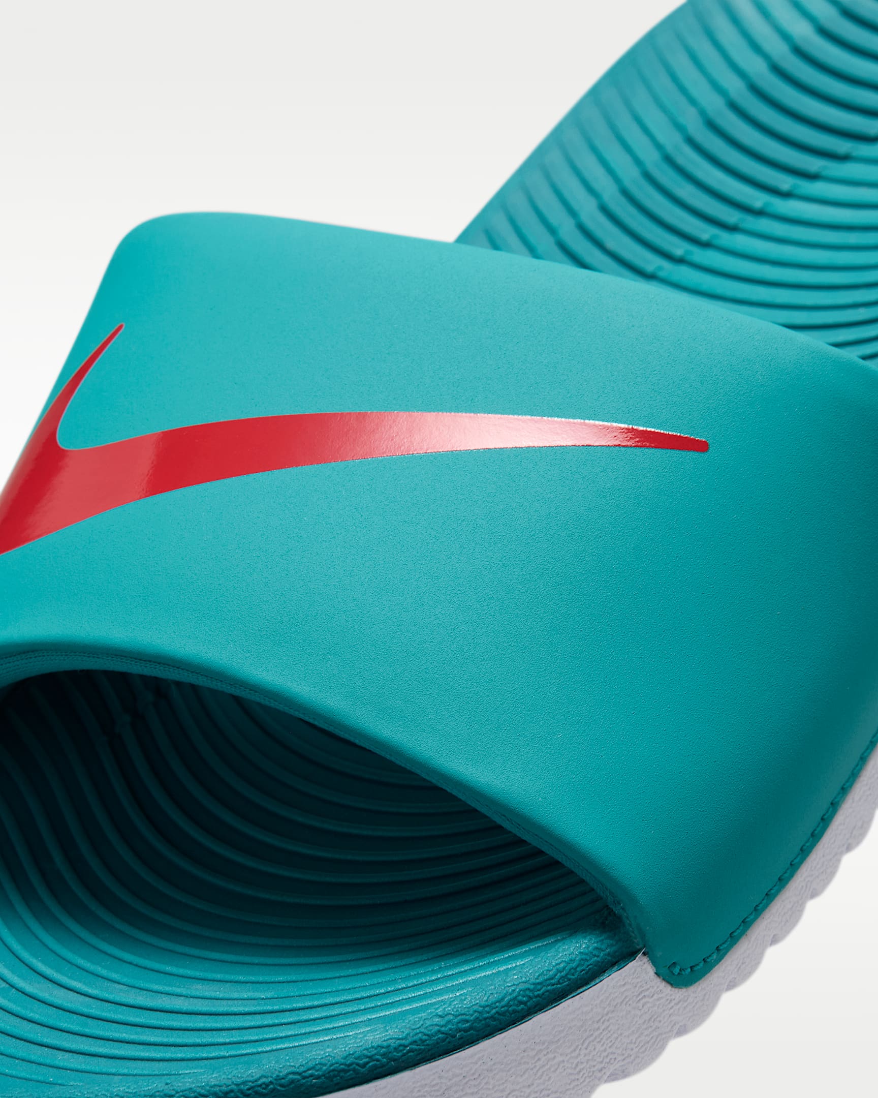 Nike Kawa Little/Big Kids' Slides - Energy/Bright Spruce/White/Tropical Pink