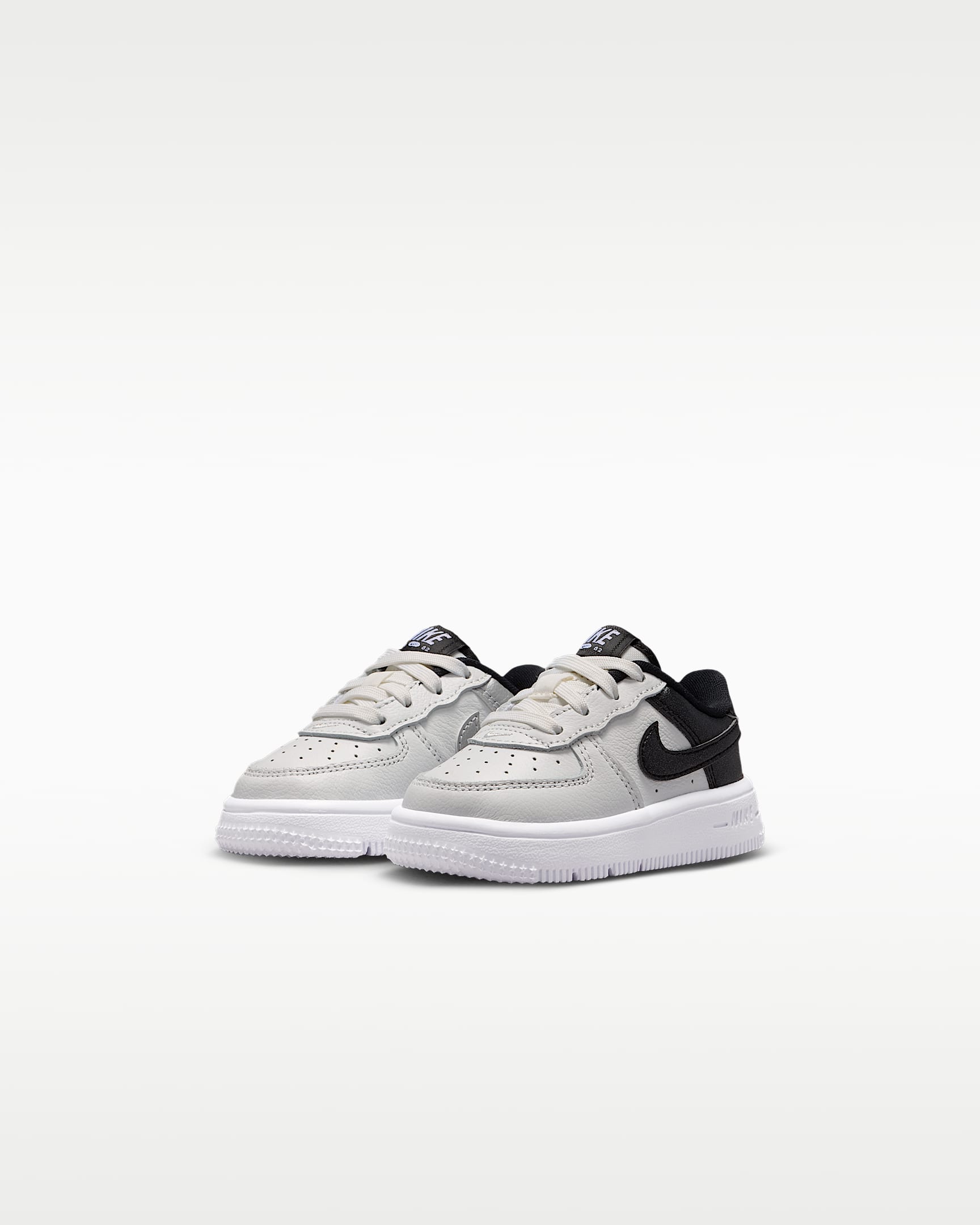 Nike Force 1 Low LV8 5 Baby/Toddler Shoes - Summit White/White/Metallic Silver/Black