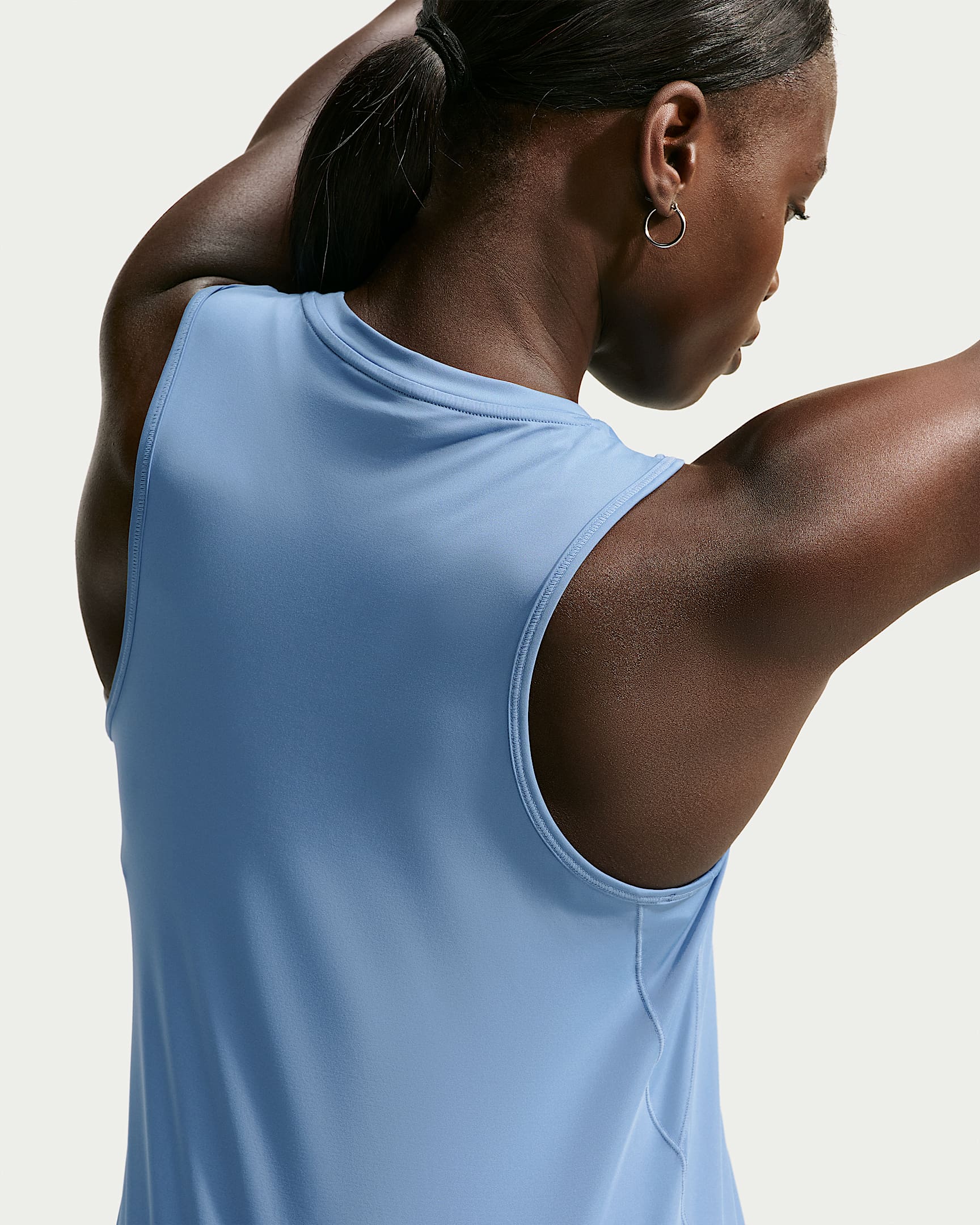 Nike One Classic Women's Dri-FIT Tank Top - Work Blue/White