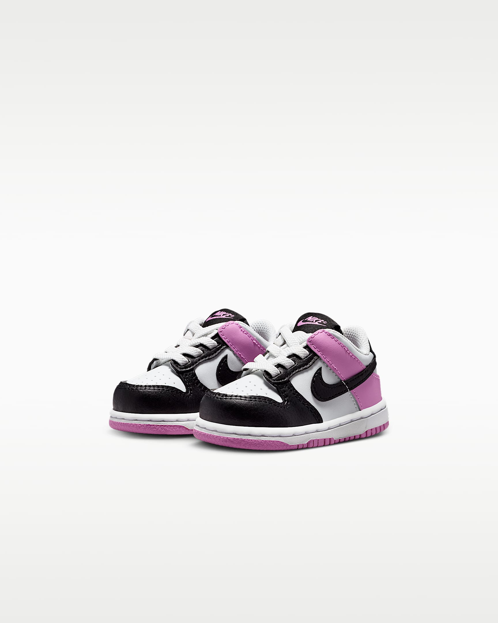 Nike Dunk Low Baby/Toddler Shoes - Off White/Light Magenta/Black