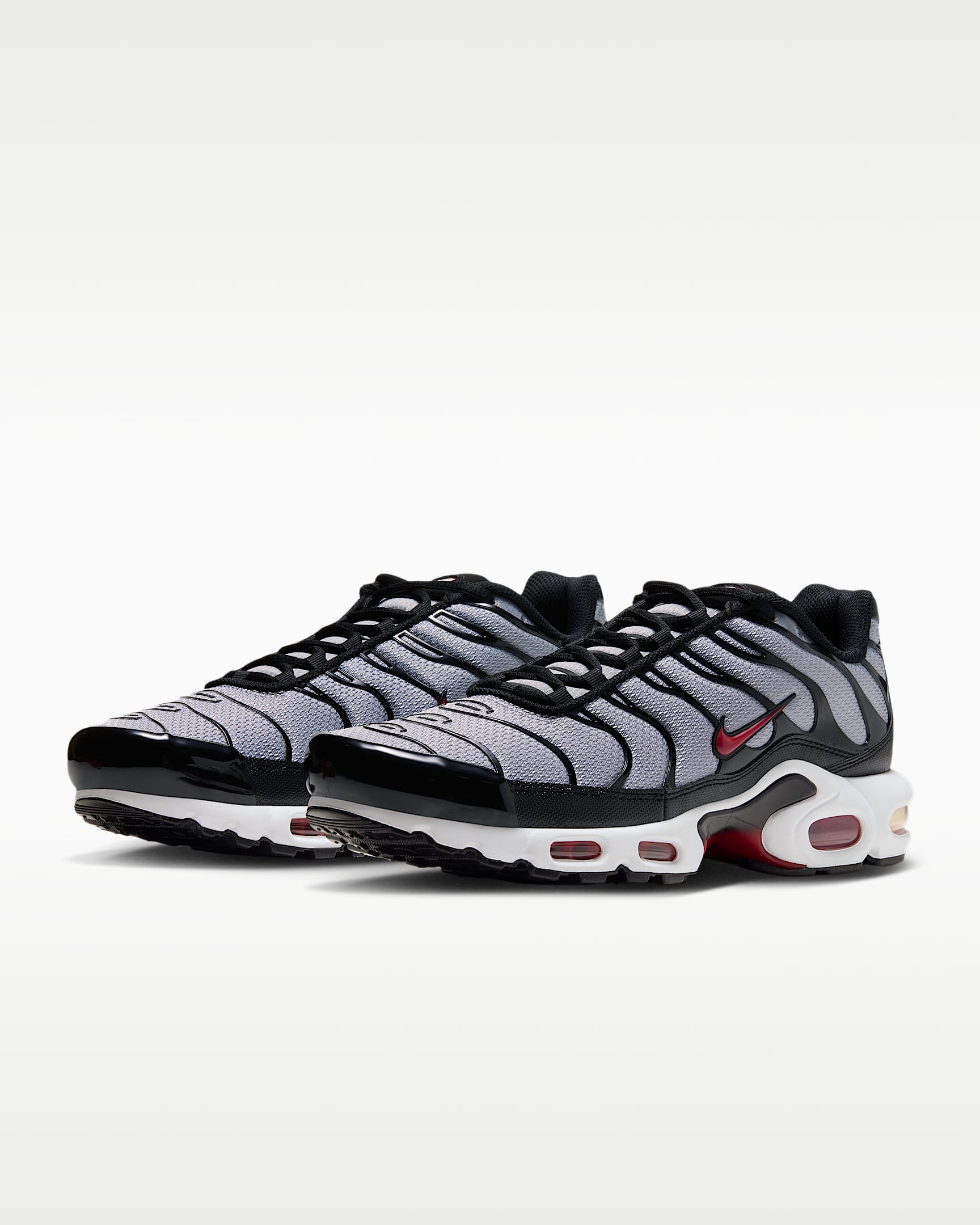 Nike Air Max Plus Men's Shoes - Wolf Grey/Black/White/Tough Red