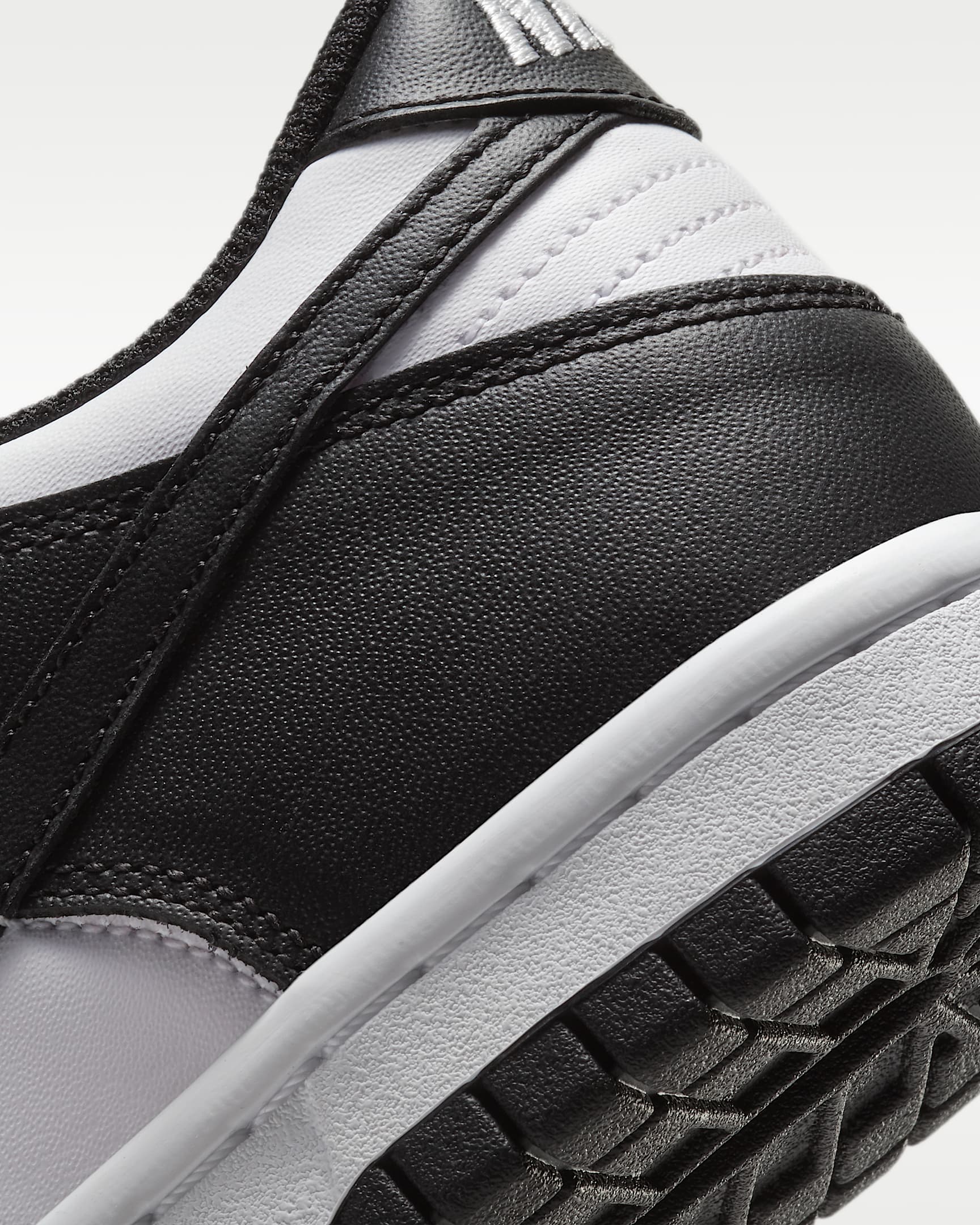 Nike Dunk Low Big Kids' Shoes - White/White/Black