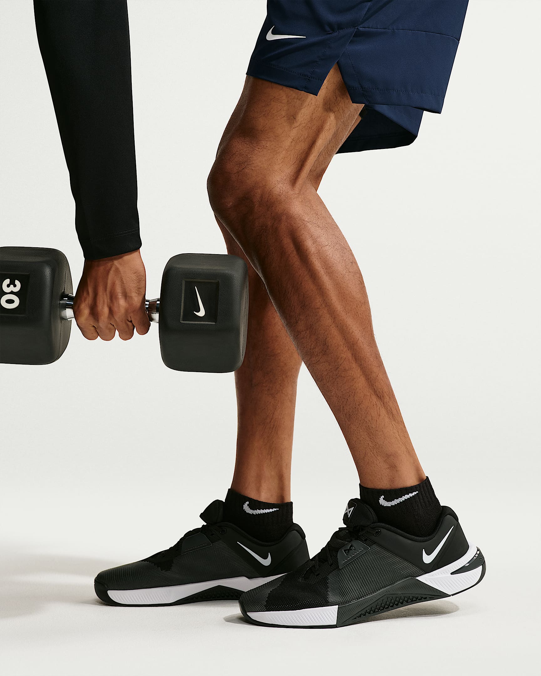 Nike Everyday Cushioned Training Low Socks (3 Pairs) - Black/White
