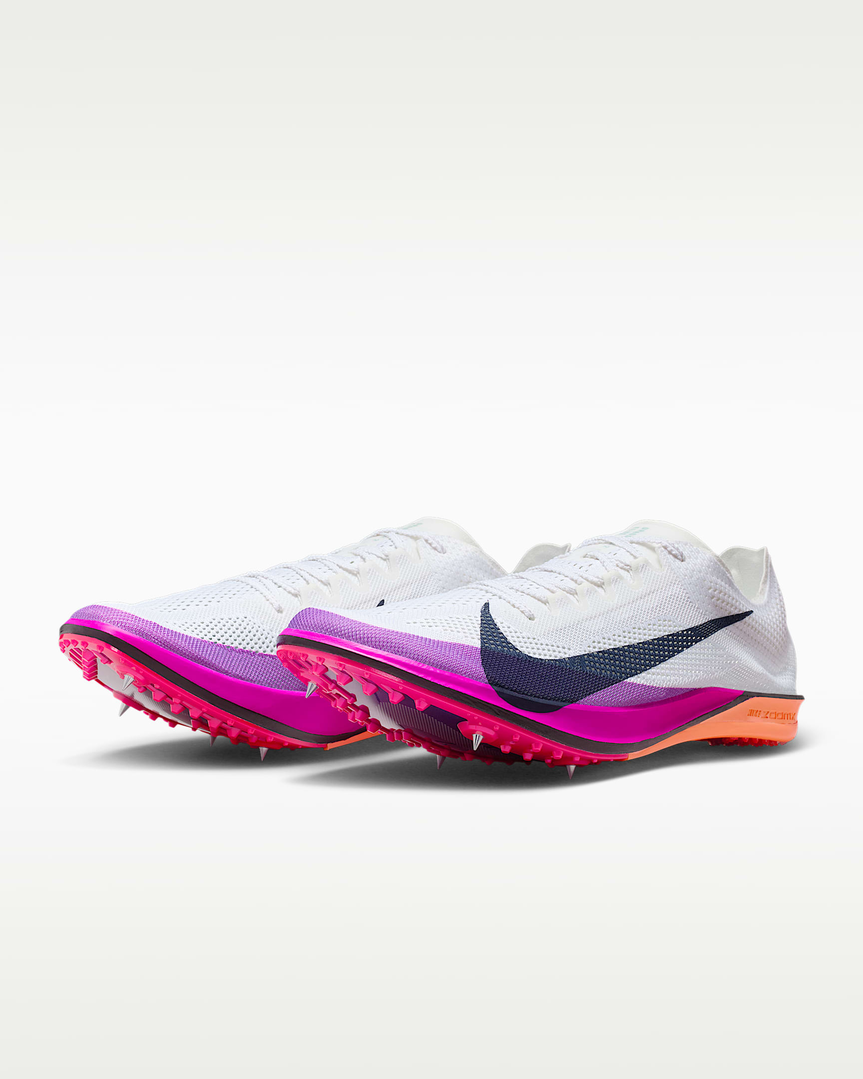 Nike Dragonfly 2 Elite 田徑長距離釘鞋 - 白色/Hyper Violet/Bright Crimson/Obsidian