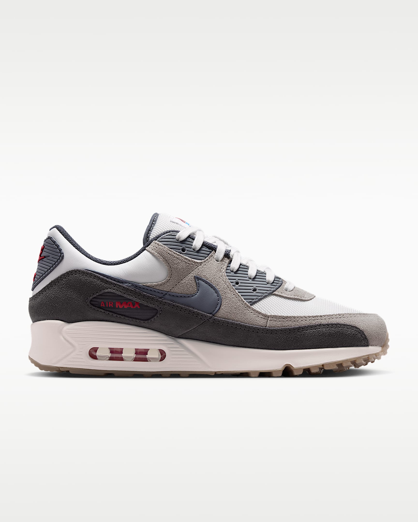 Nike Air Max 90 Premium Men's Shoes - Summit White/College Grey/Anthracite/Particle Grey