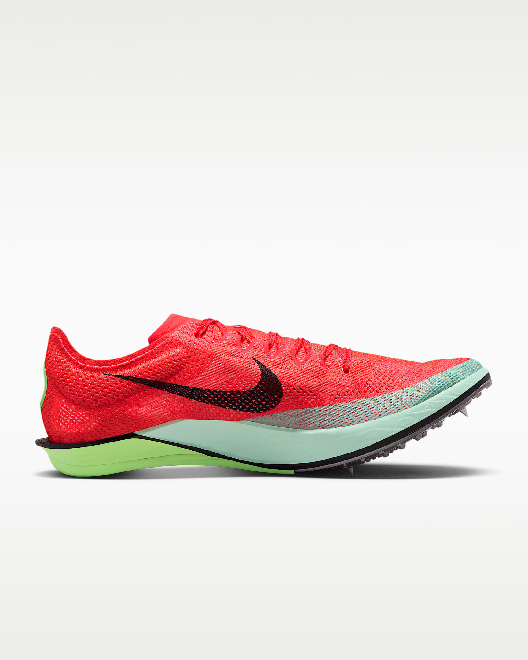 Pointes d'athlétisme Nike Dragonfly 2 Elite - Bright Crimson/Lime Blast/Mint Foam/Cave Purple
