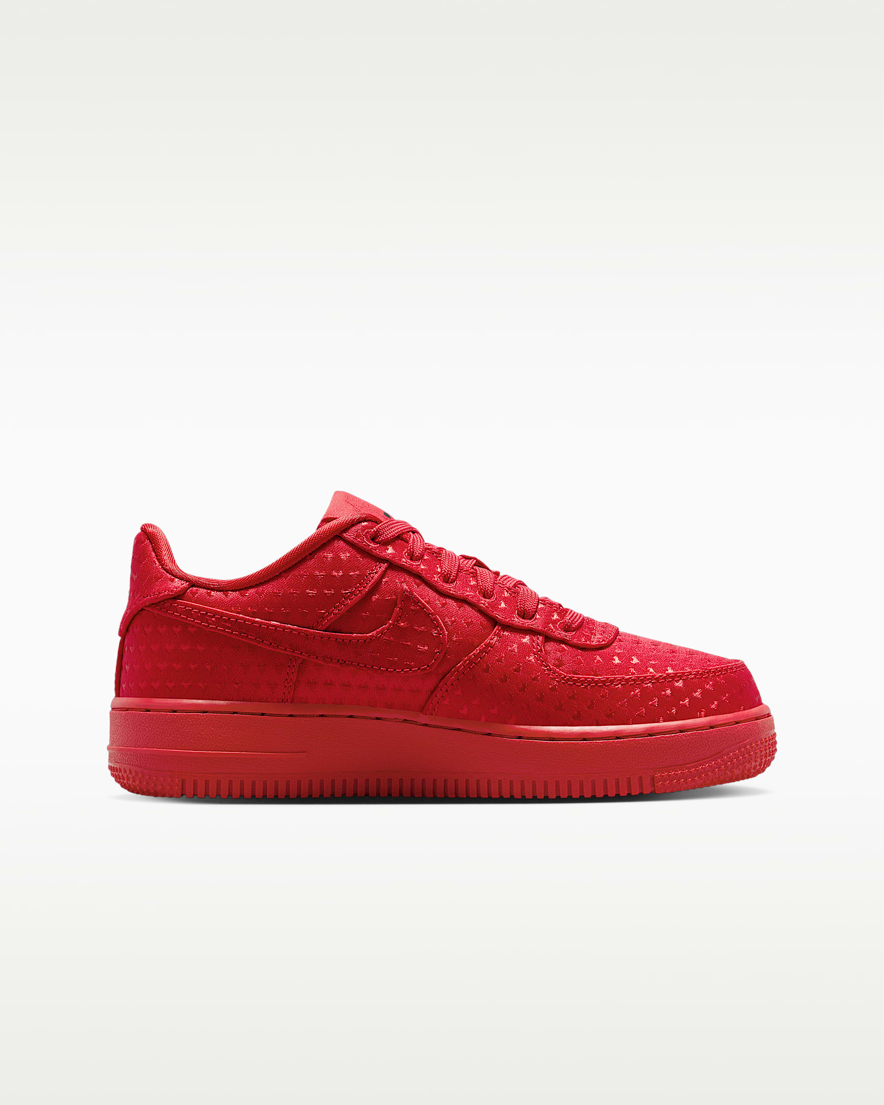 Nike Air Force 1 Big Kids' Shoes - University Red/Black/University Red