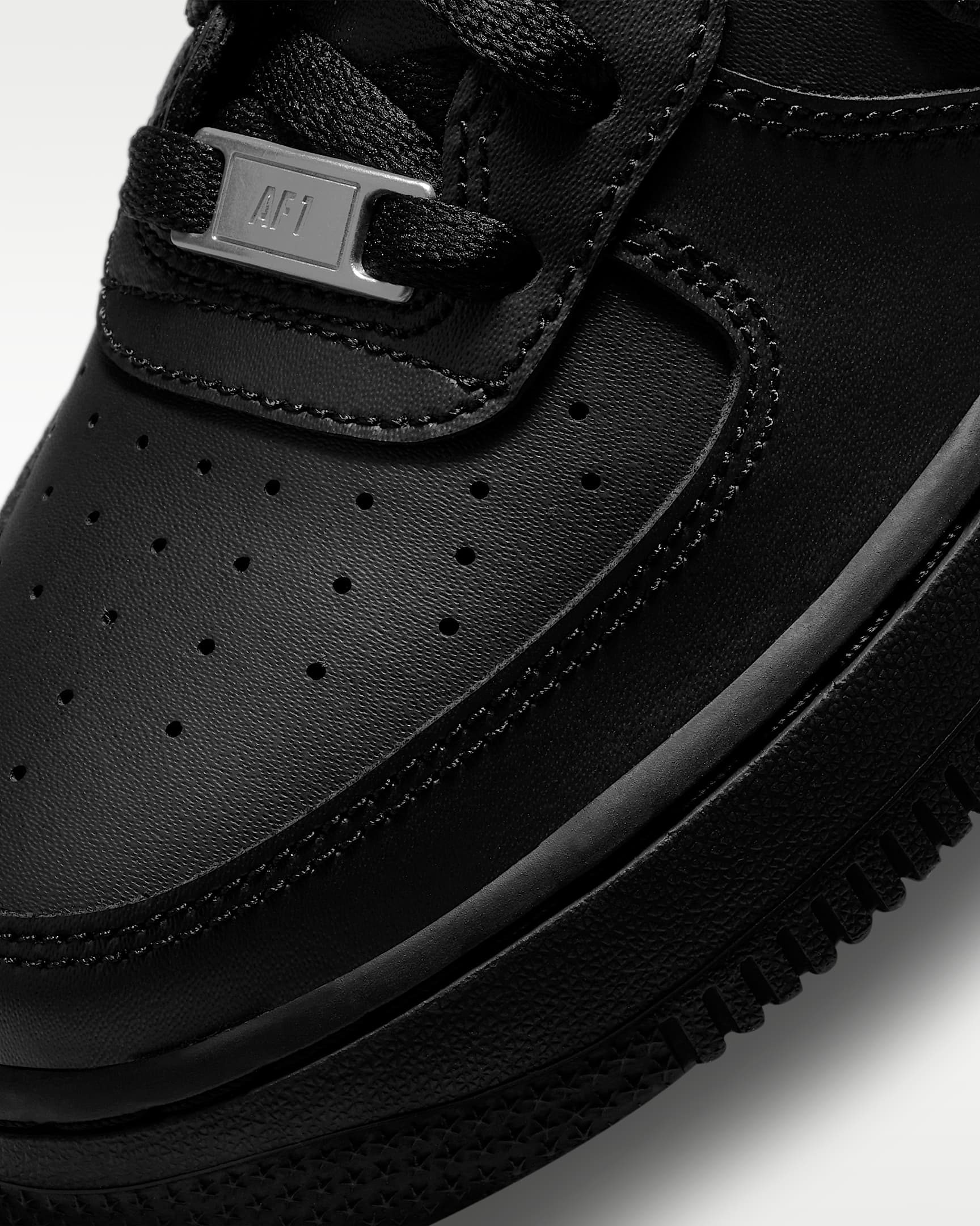 Nike Air Force 1 LE Big Kids' Shoes - Black/Black