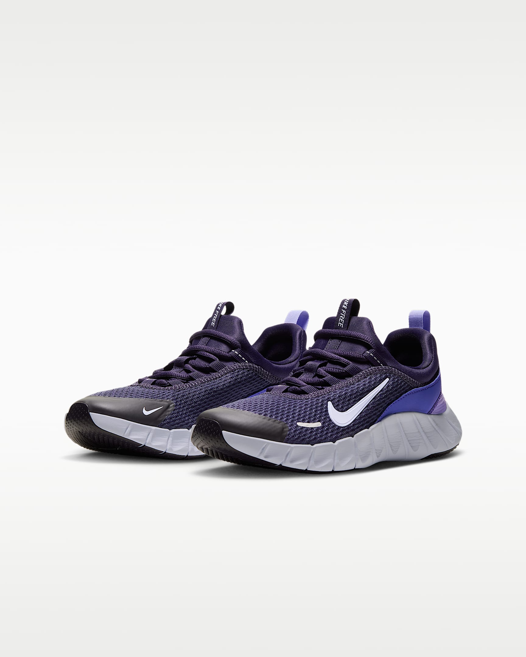 Tenis de correr para niños grandes Nike Free Ride - Morado dinastía/Morado pulso/Violeta persa/Morado muy pálido