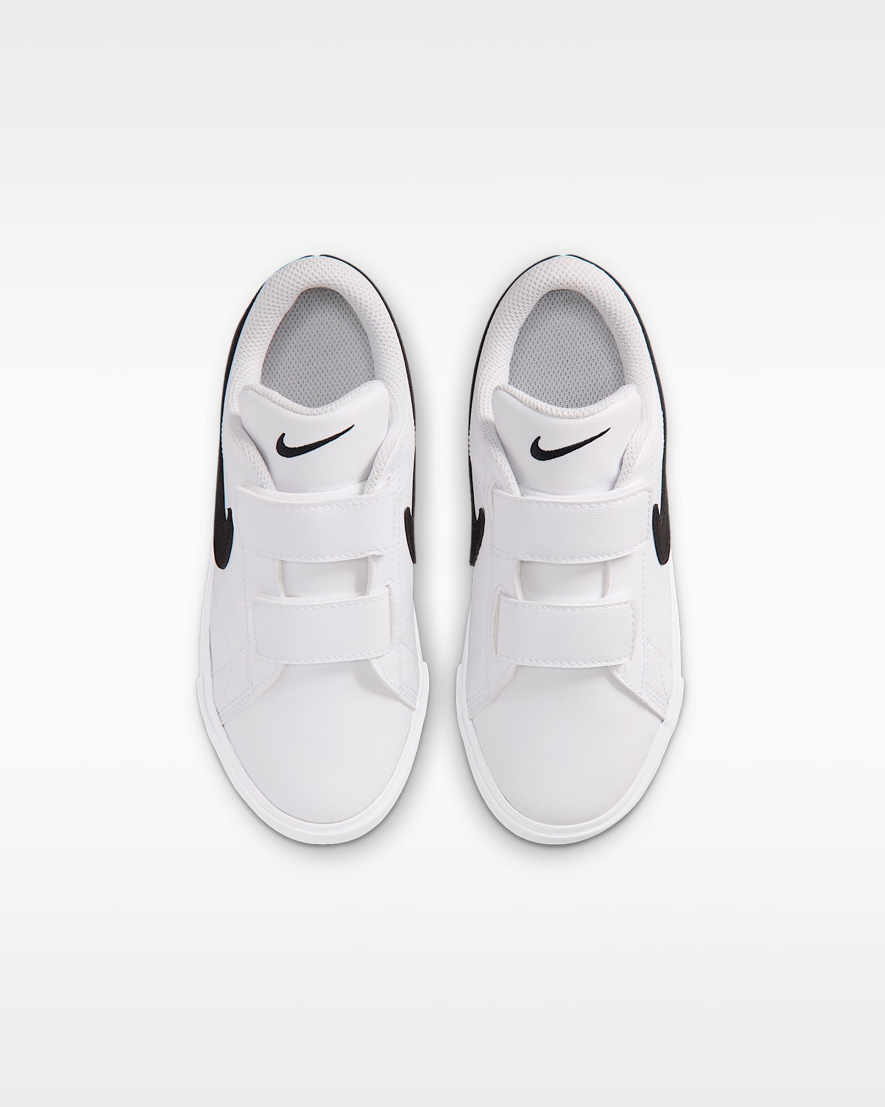 Nike Tennis Essential Younger Kids' Shoes - White/White/Black