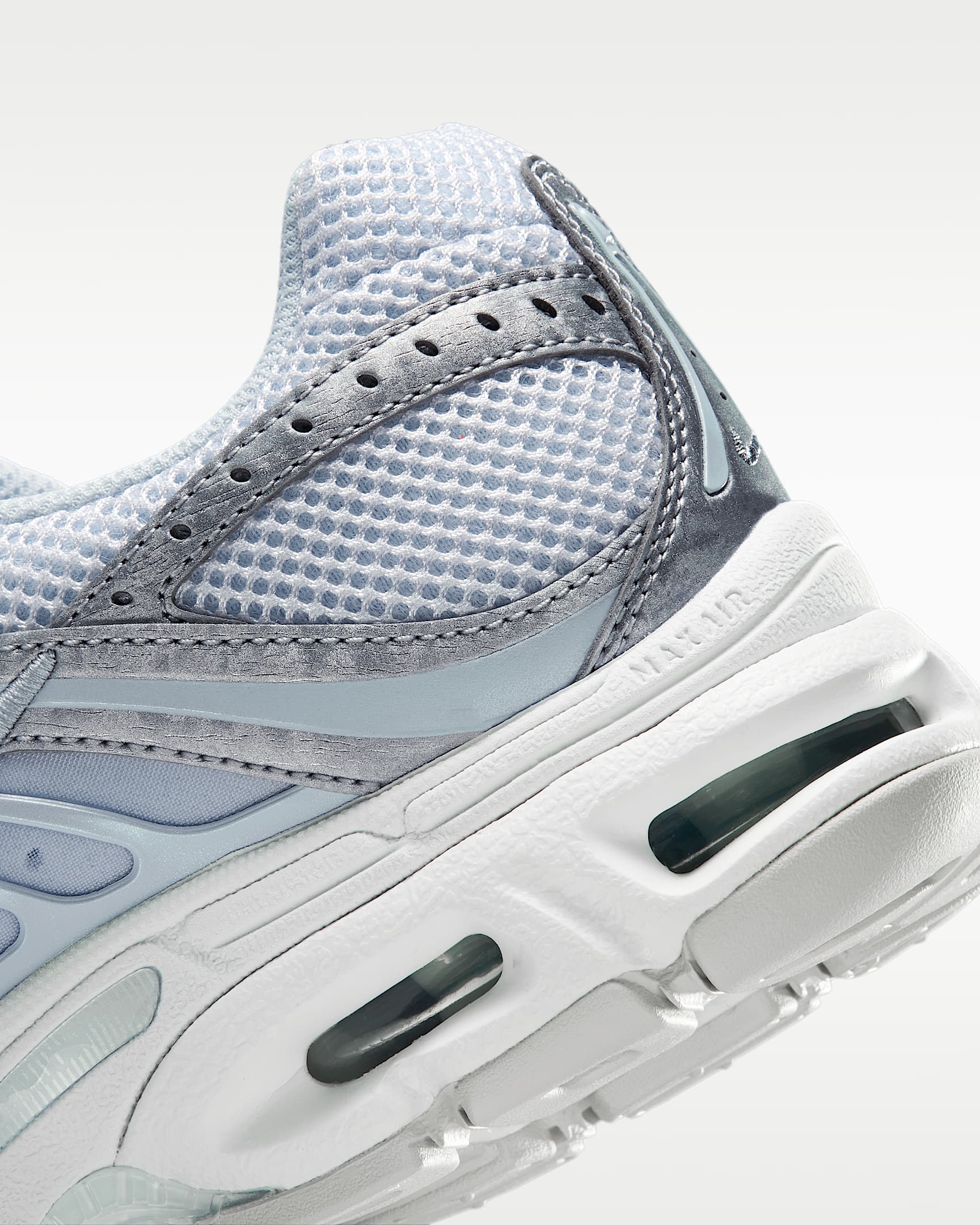 Nike Air Max Moto 2K Women's Shoes with Reflective Accents - White/Blue Tint/Neutral Grey/Metallic Silver