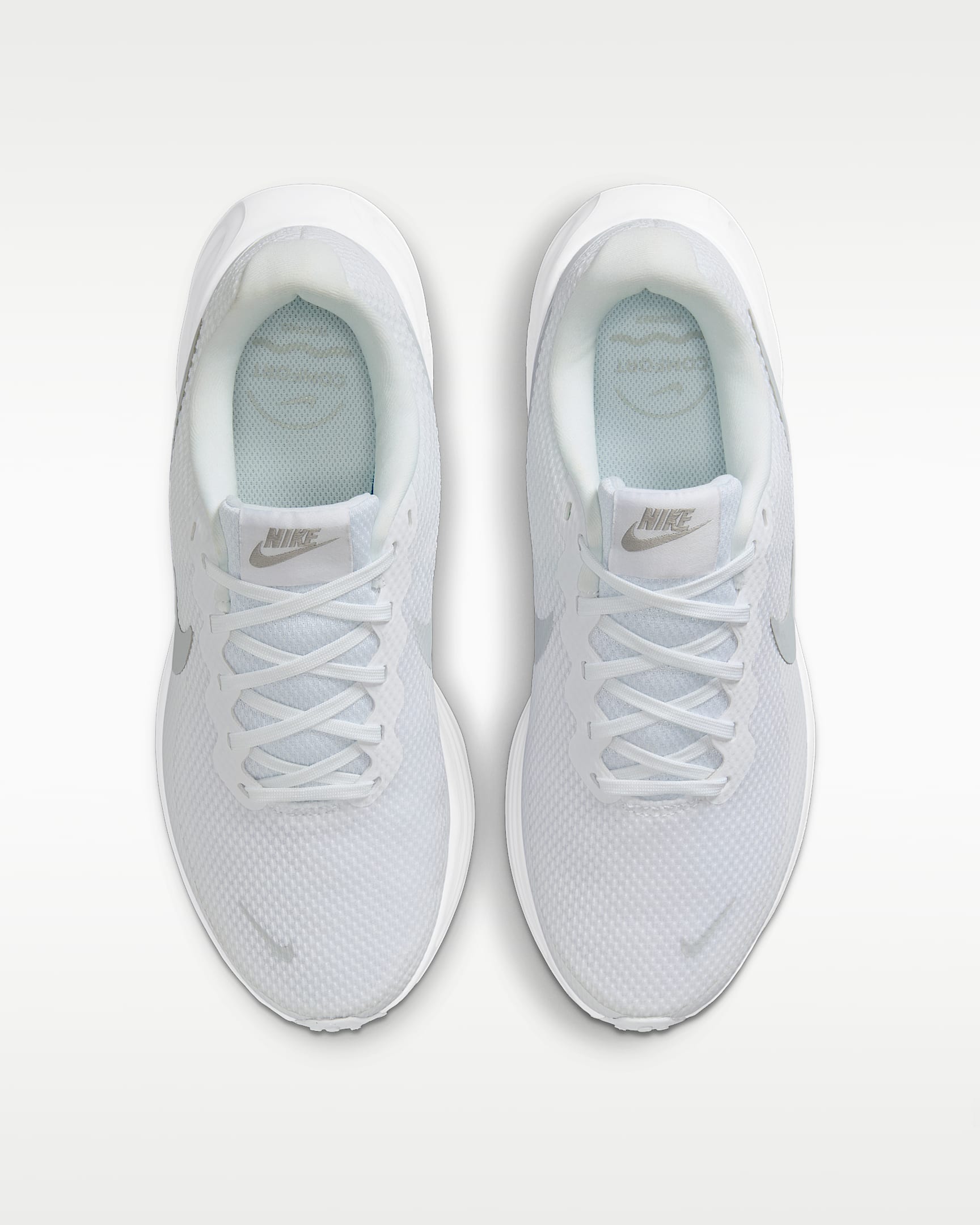 Nike Revolution 8 Women's Road Running Shoes (Wide) - White/Pure Platinum