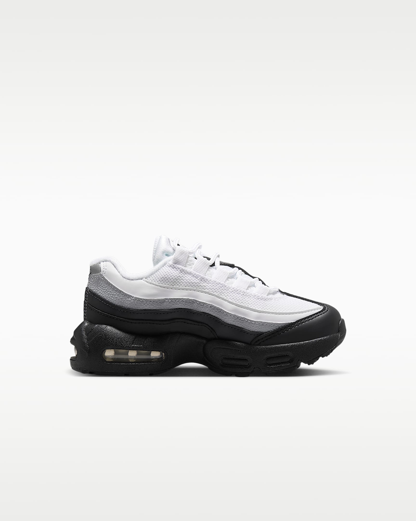 Nike Air Max 95 Recraft Little Kids' Shoes - Black/White/Wolf Grey/Black