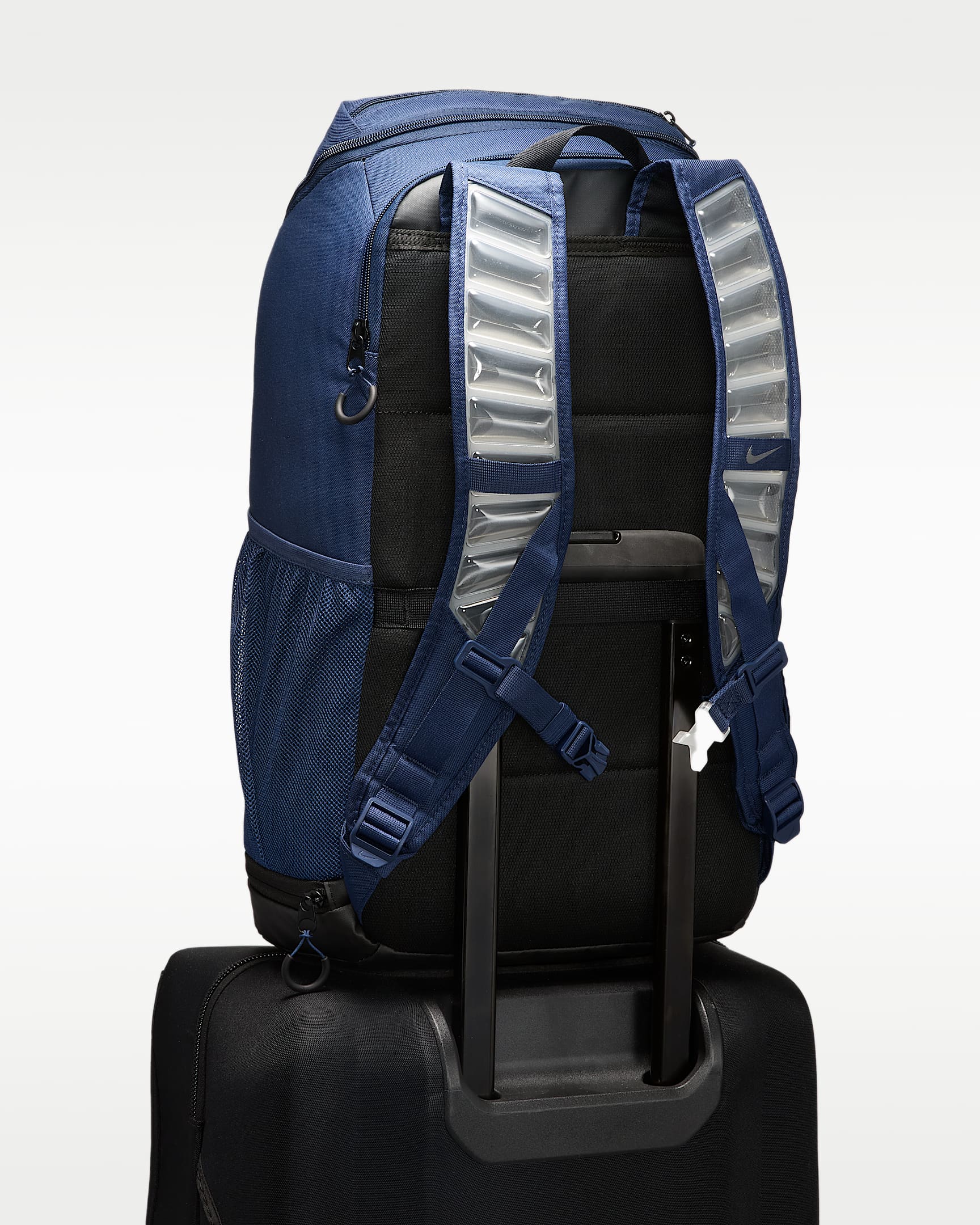 Mochila (32 L) Nike Varsity Elite - Azul marino medianoche/Negro/Gris hierro