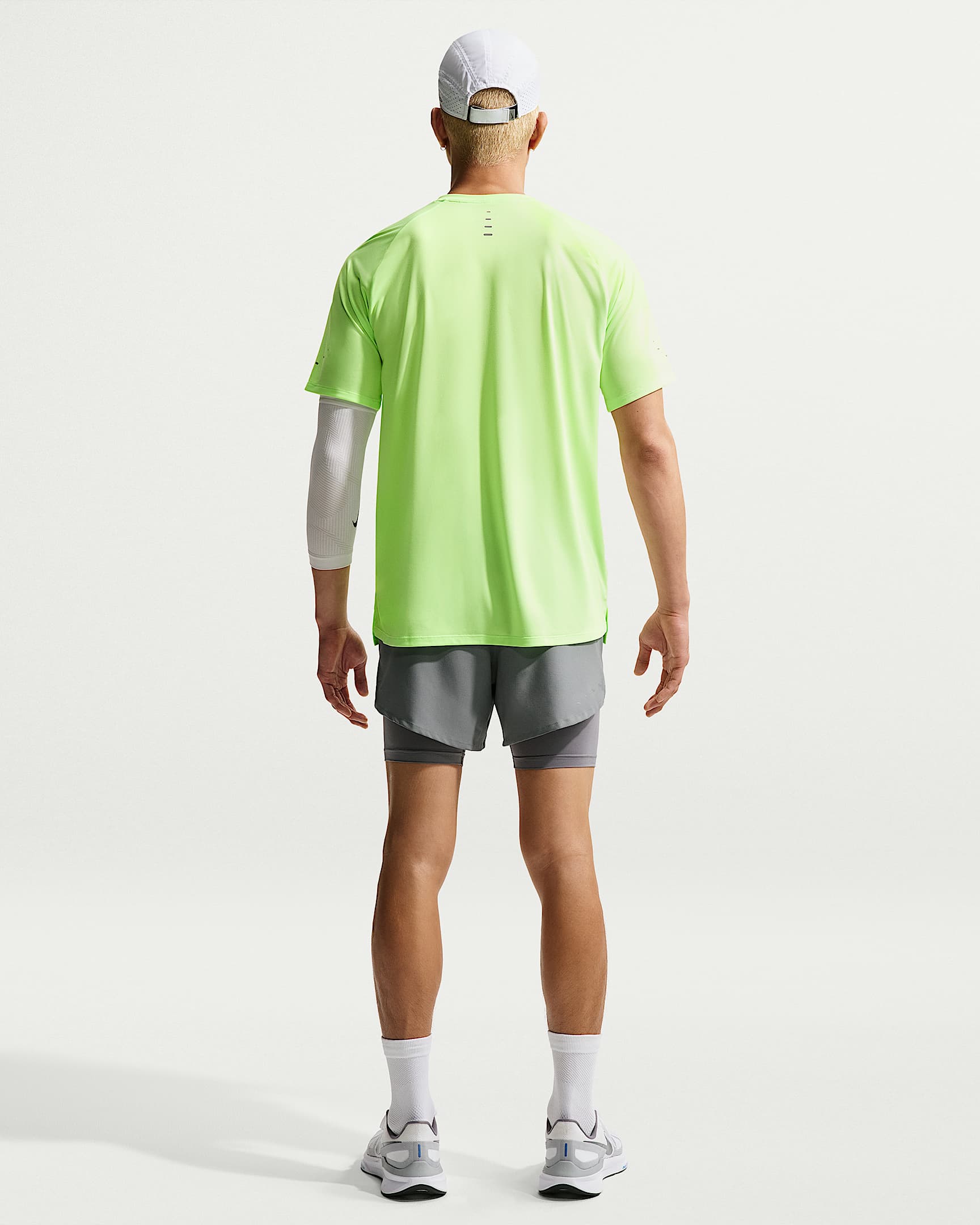 Nike Stride Men's Dri-FIT ADV Short-Sleeve Running Top - Lime Blast