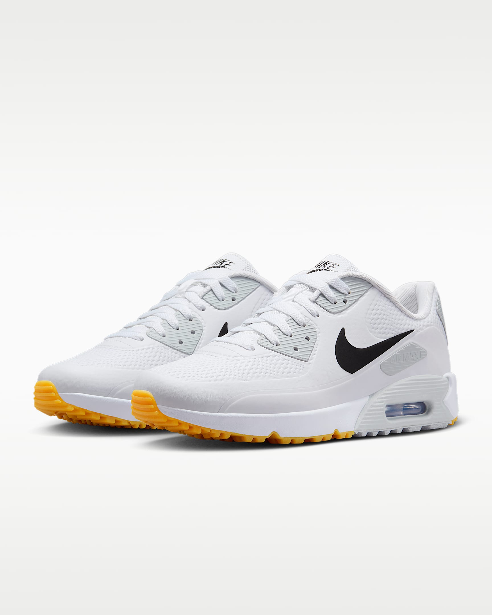 Nike Air Max 90 G Golf Shoes - White/Black