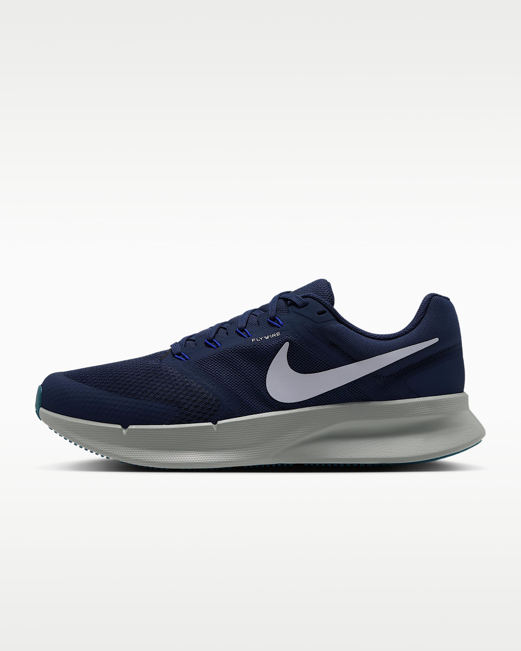 Tenis de correr en pavimento para hombre Nike Run Swift 3 - Azul marino medianoche/Azul humeante/Neblina gris/Blanco
