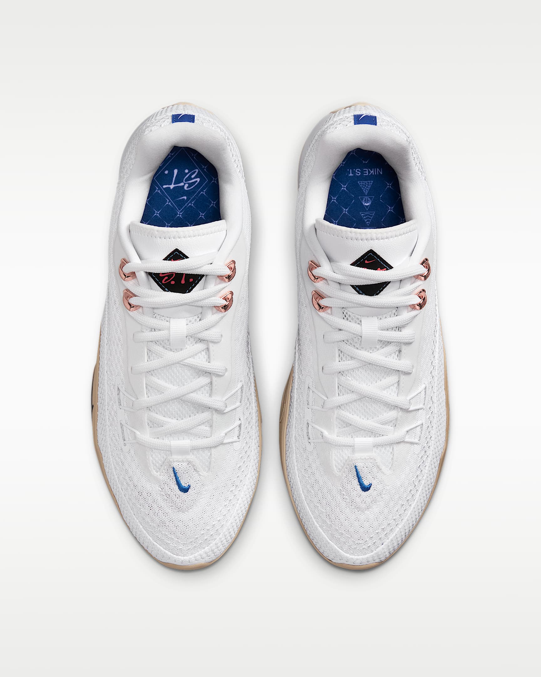 Nike S.T. Flare EP Basketball Shoes - White/Photon Dust/Linen/Black