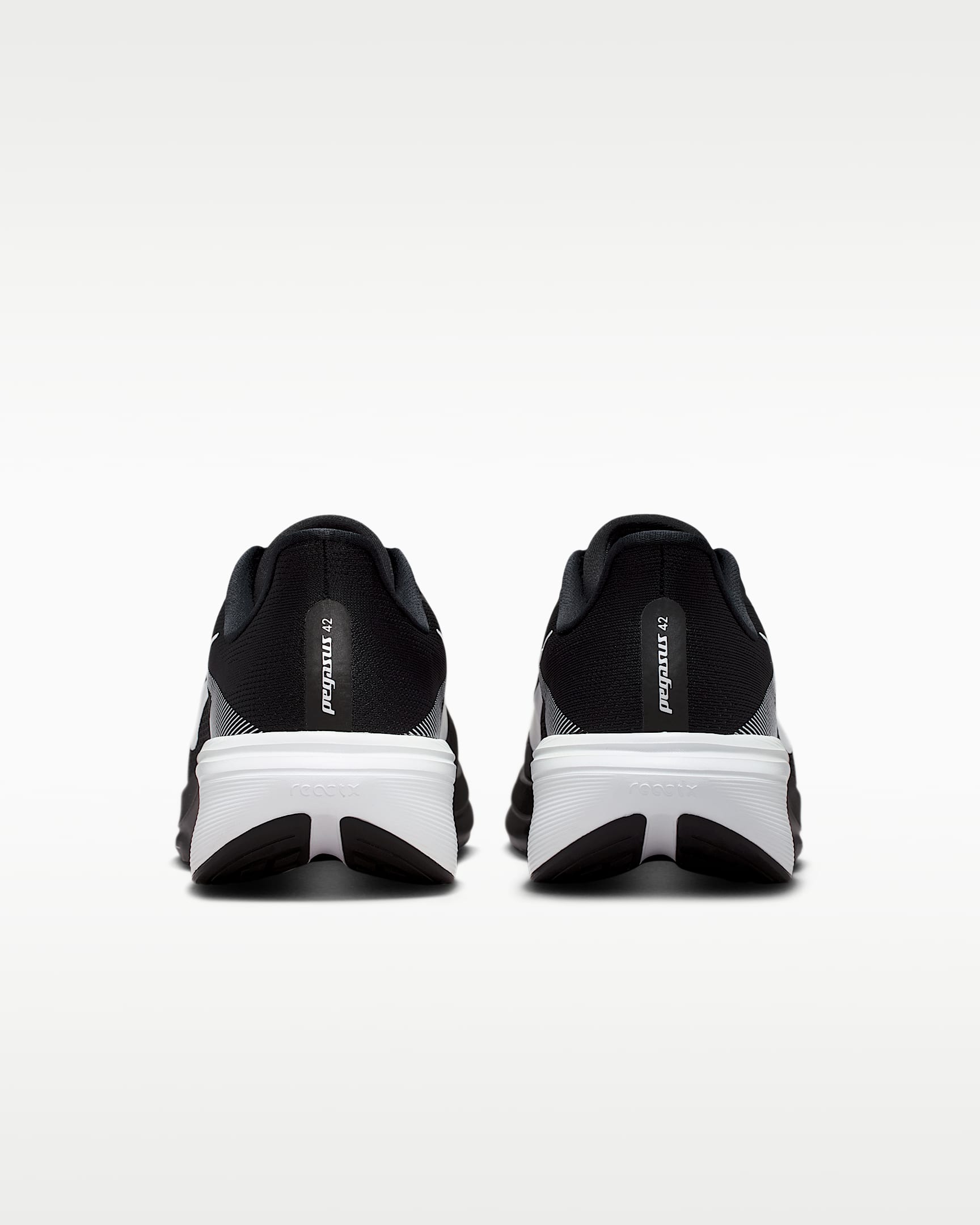 Nike Pegasus 42 Men's Road-Running Shoes (Wide) - Black/Photon Dust/White