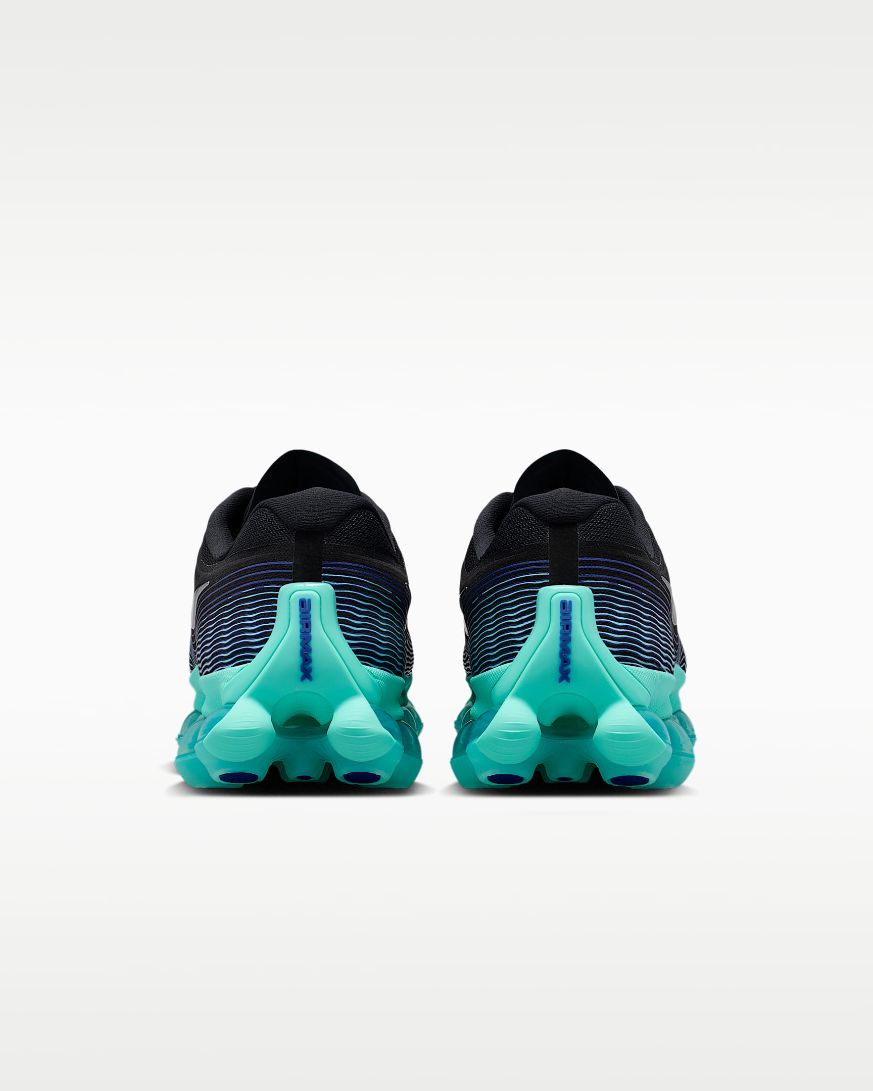 Nike Air Liquid Max Men's Shoes - Black/Radiant Blue/Aurora Green/Chrome