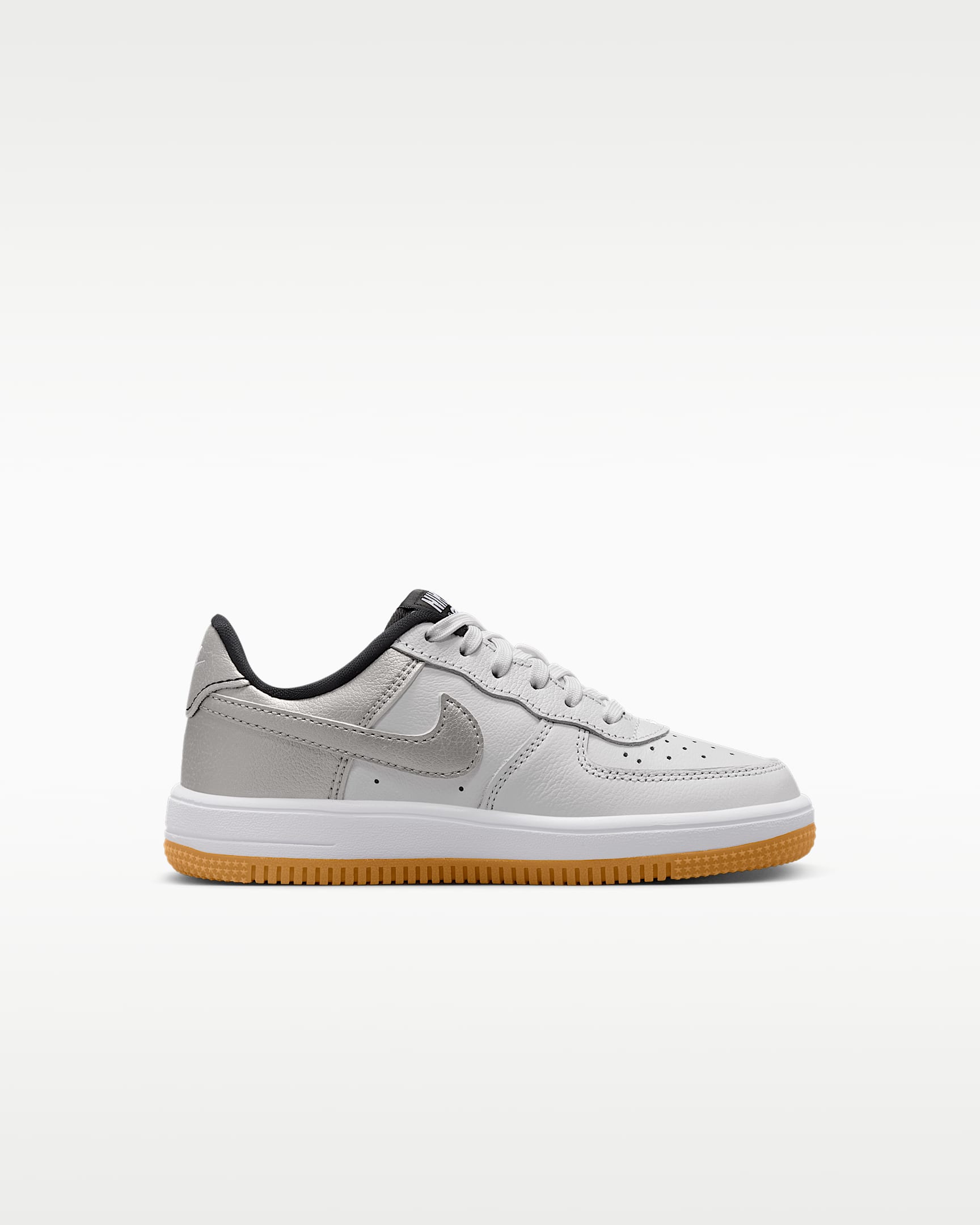 Nike Force 1 Low LV8 5 Little Kids' Shoes - Summit White/White/Metallic Silver/Black