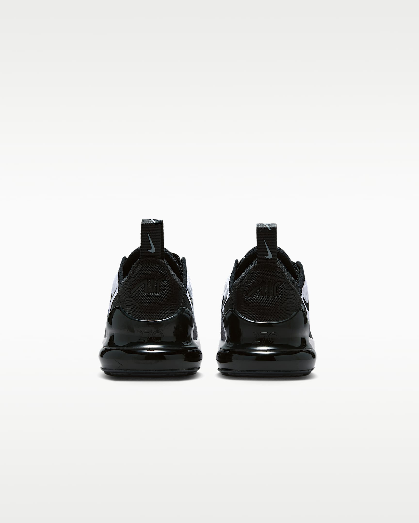 Nike Air Max 270 Younger Kids' Shoes - Black/White/Cool Grey/Black
