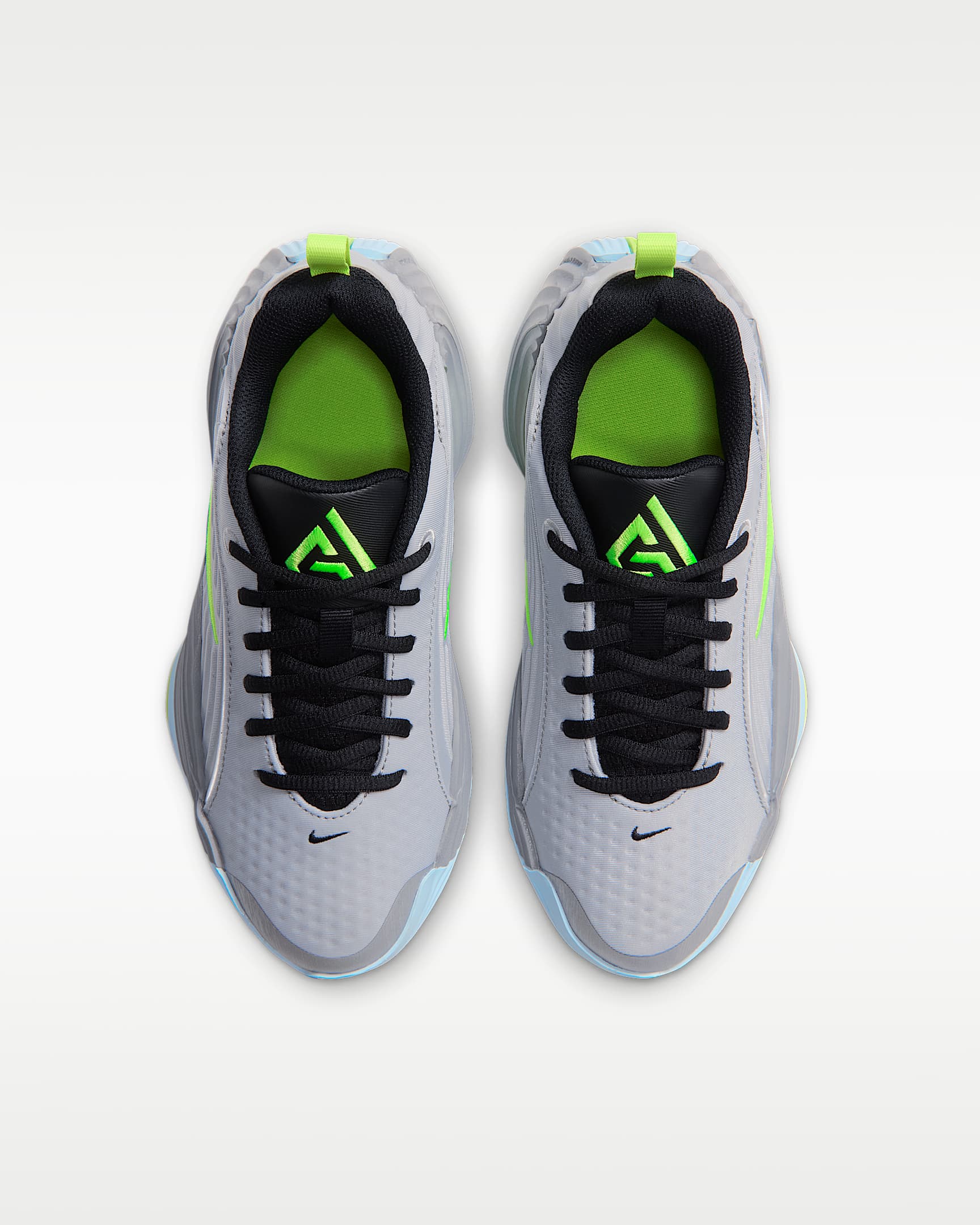 Giannis Immortality 5 Basketballschuh (ältere Kinder) - Metallic Silver/Schwarz/Volt