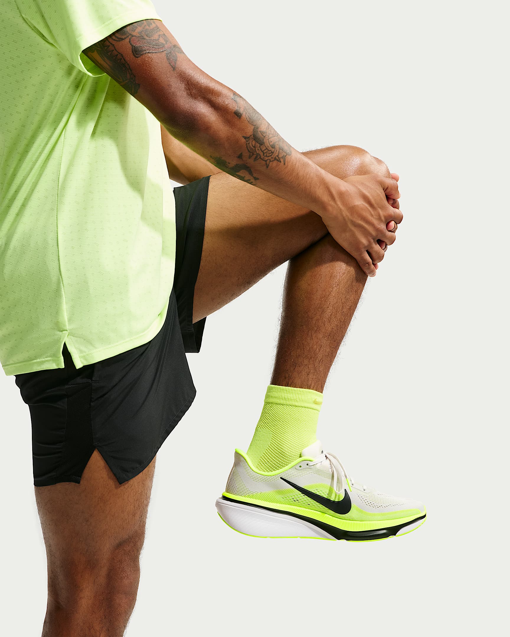 Nike Pegasus 42 Men's Road Running Shoes - Photon Dust/Volt/White/Black